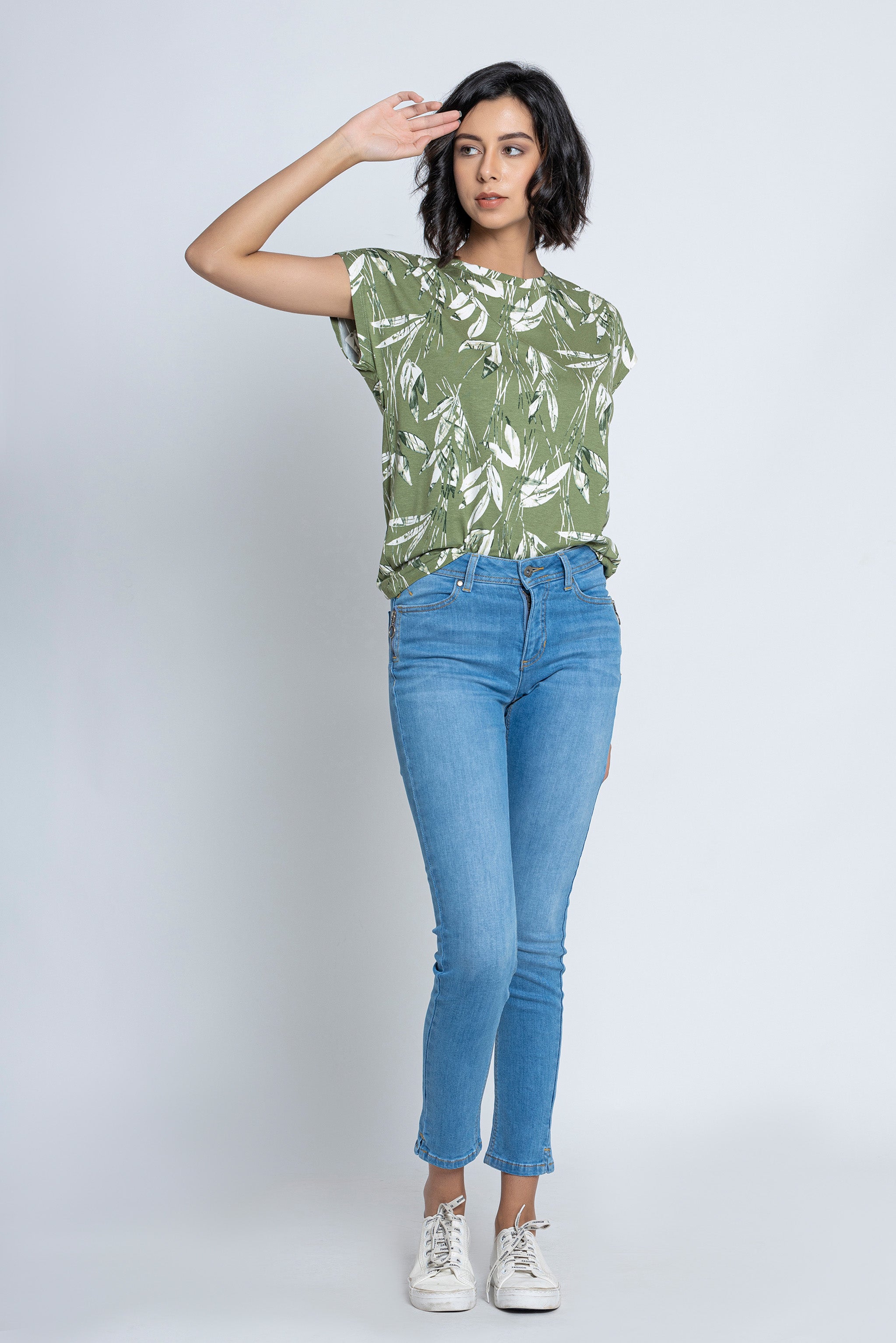 Light Blue Denim Narrow Jeans