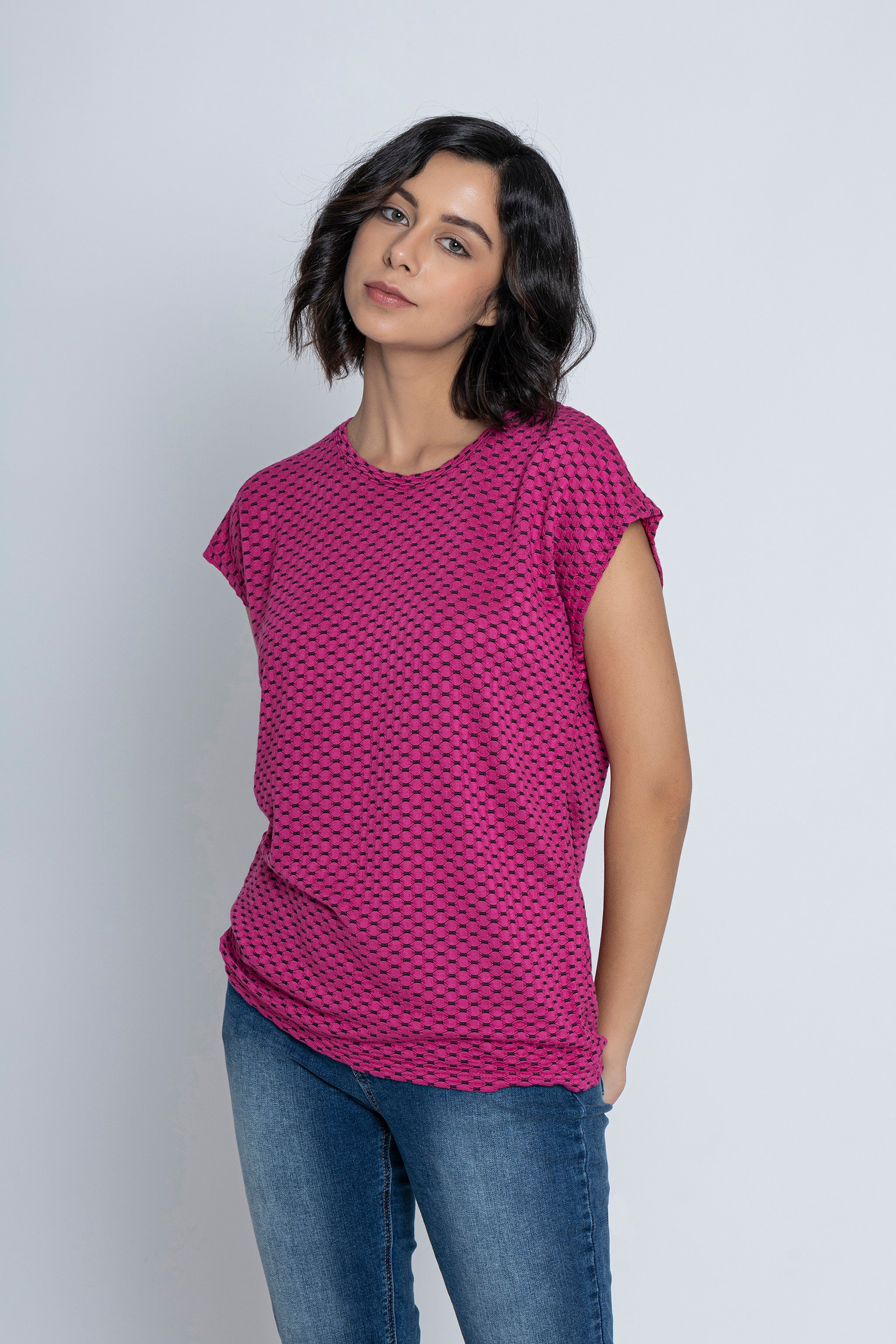 Pink Short Sleeves T-Shirt