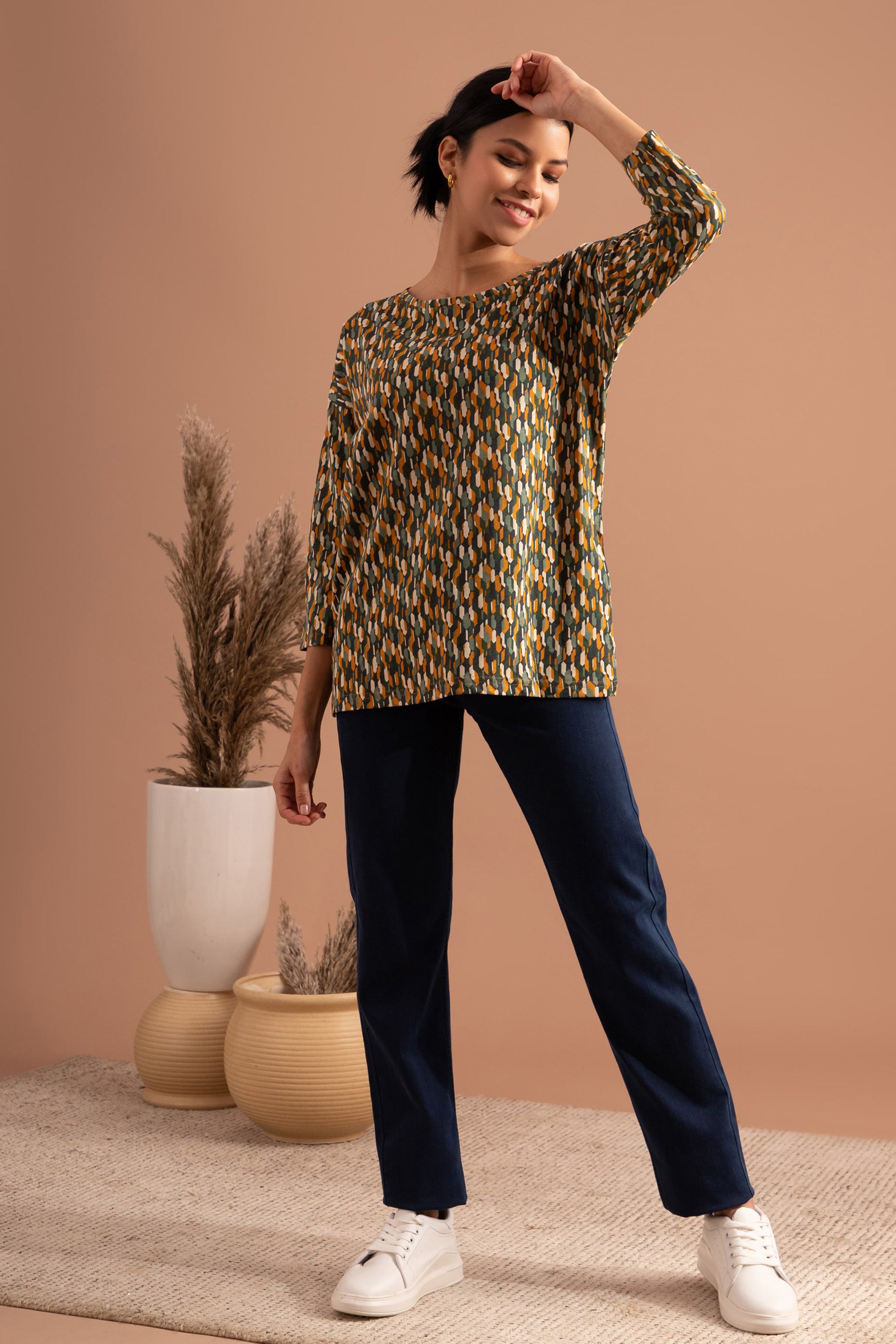Navy Blue Jeans - JILL