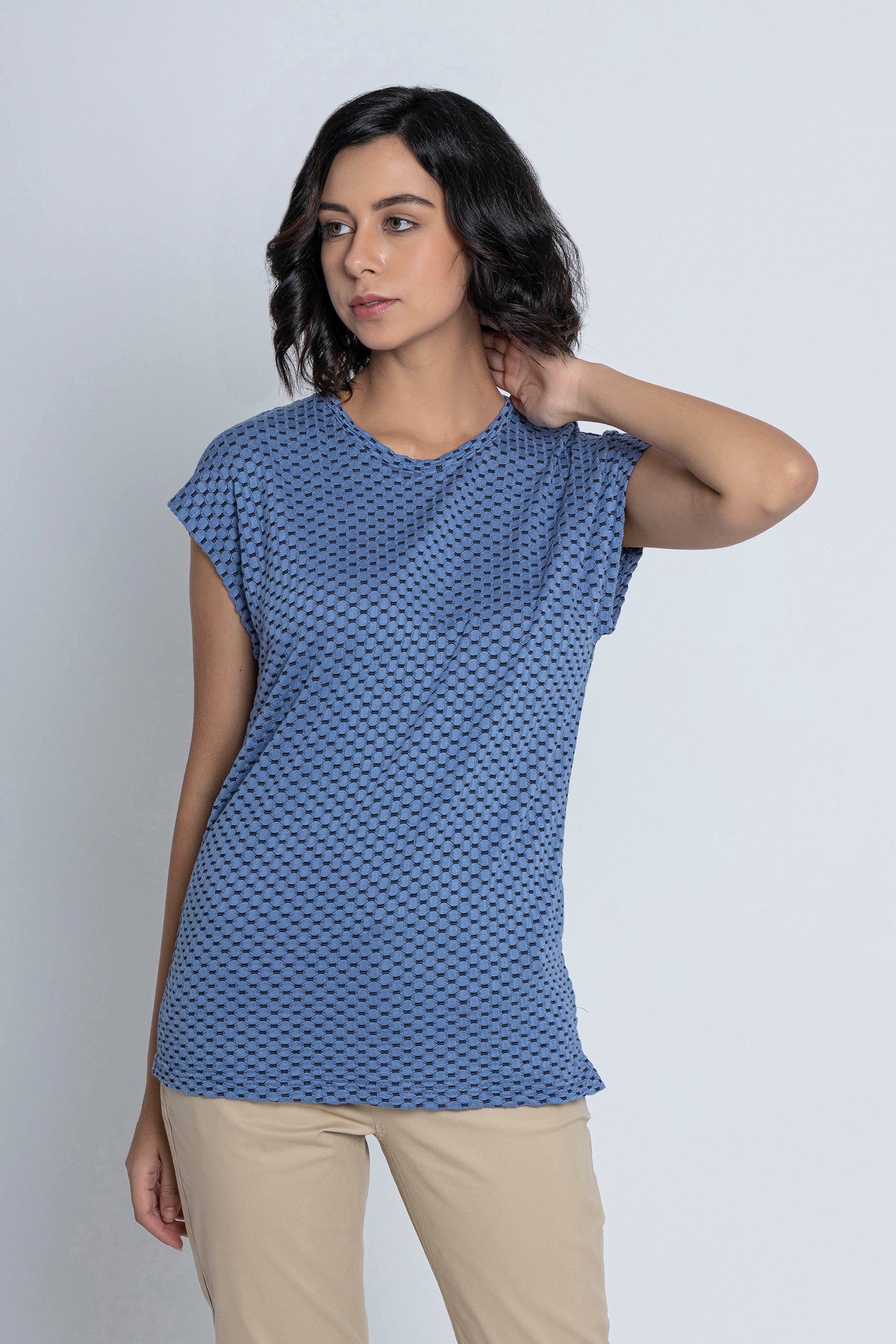 Blue Short Sleeves T-Shirt