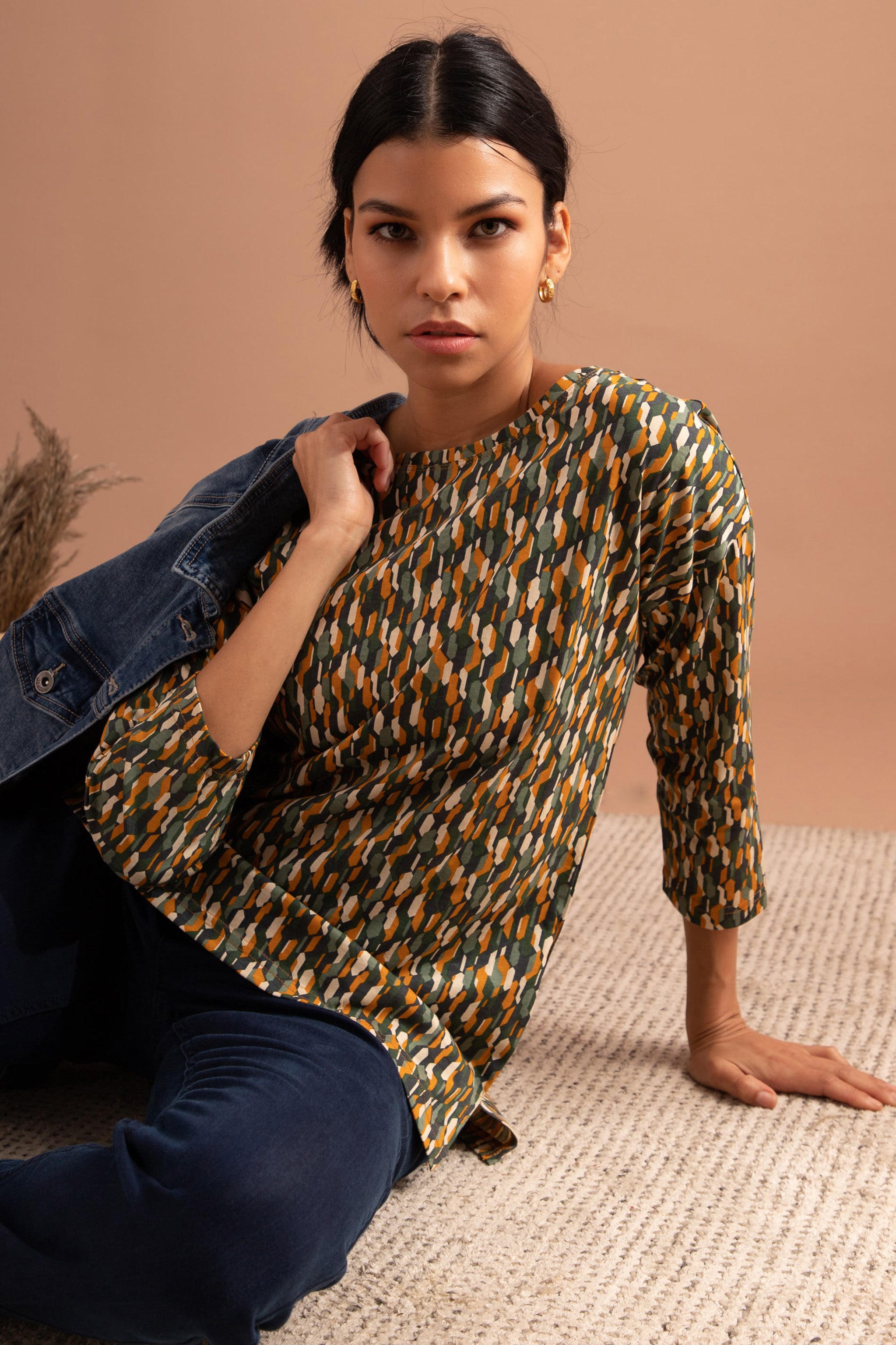 Navy Blue Jeans - JILL