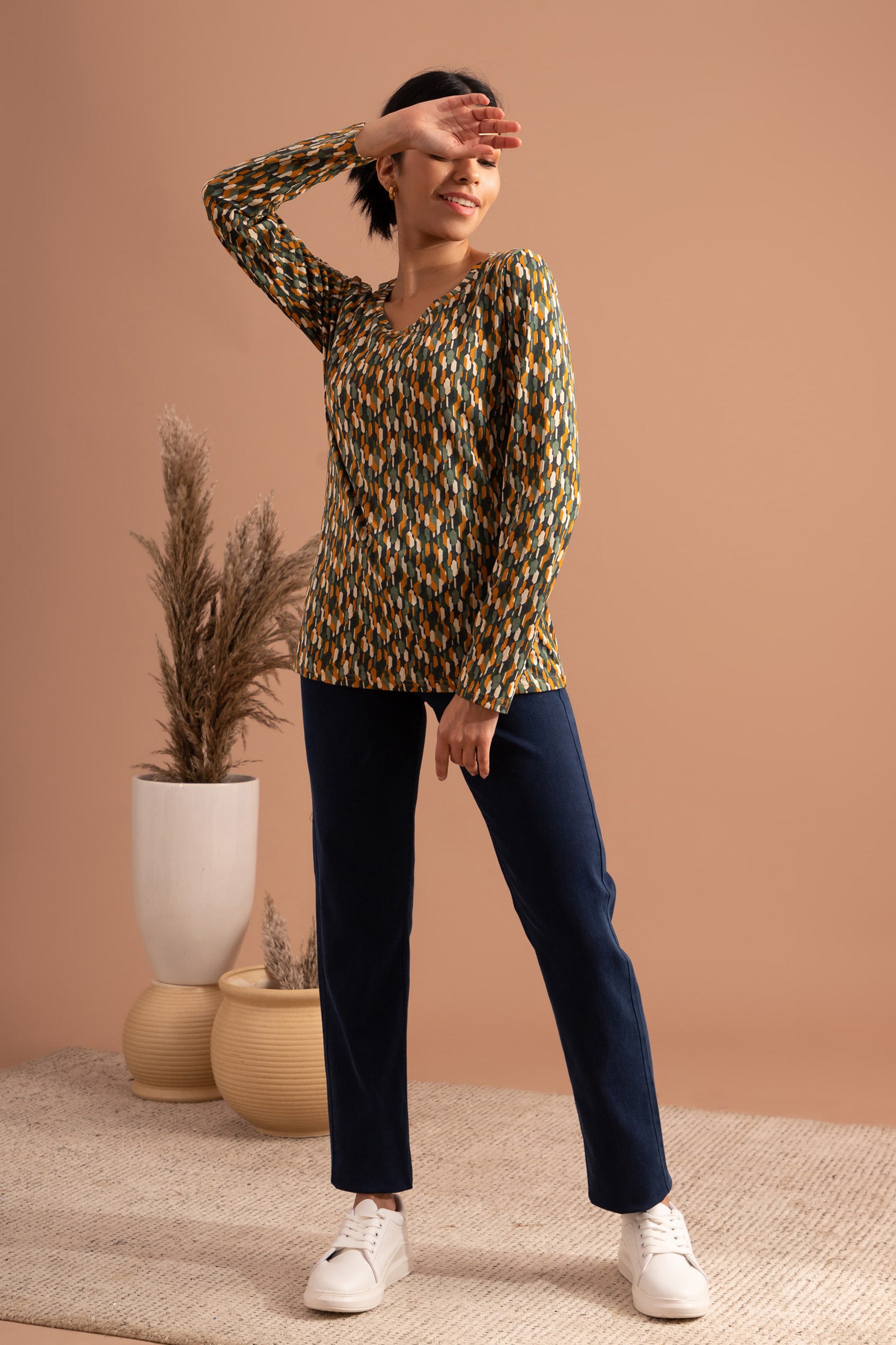 Inca Gold Mix Long Sleeve T-Shirt