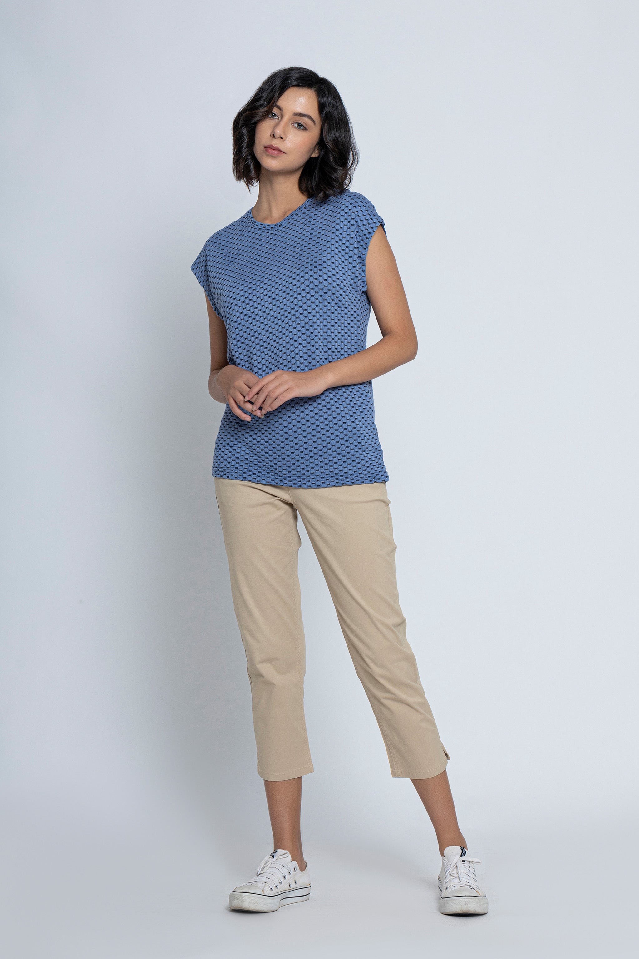 Blue Short Sleeves T-Shirt