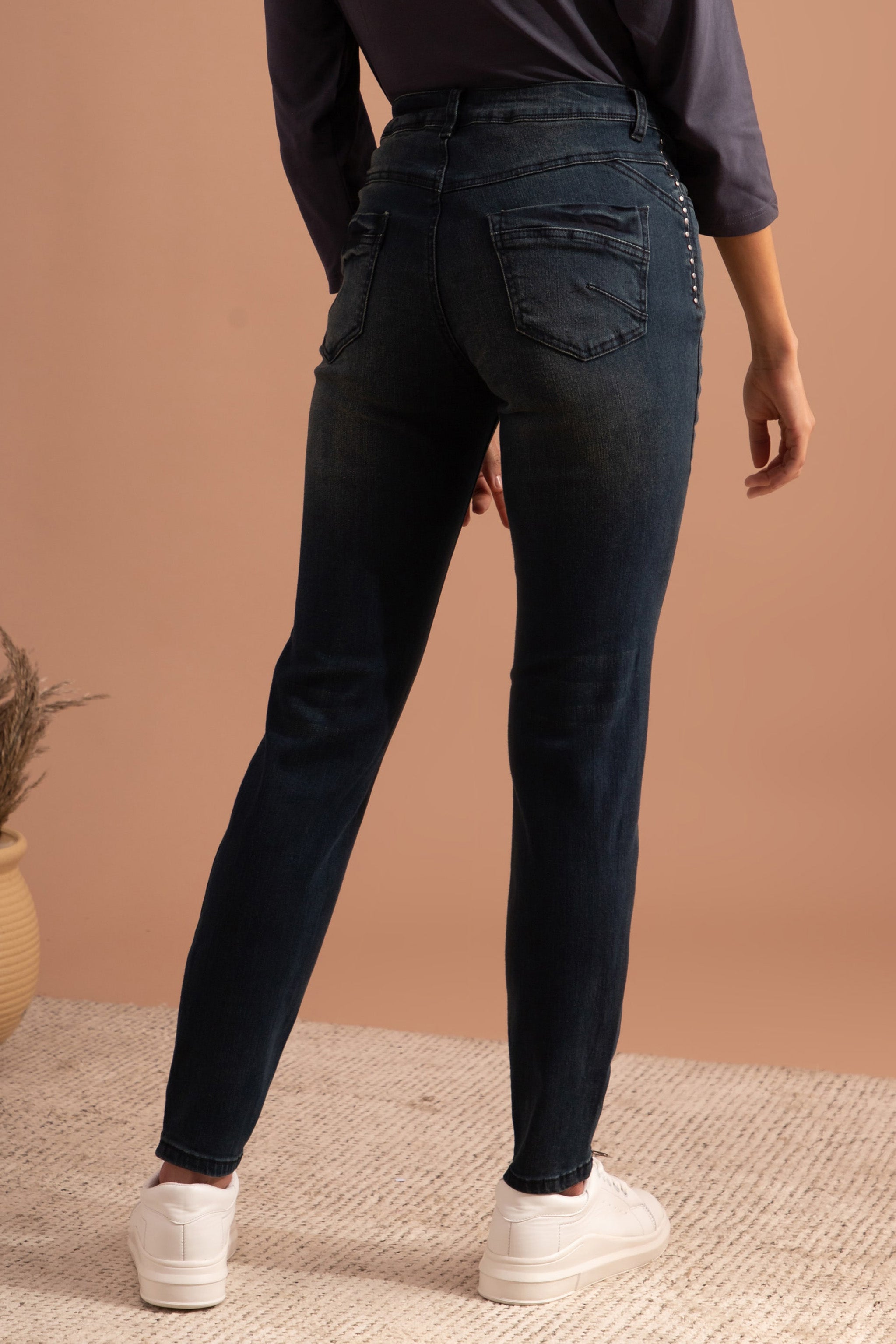Indigo overdyed Jeans - JANE