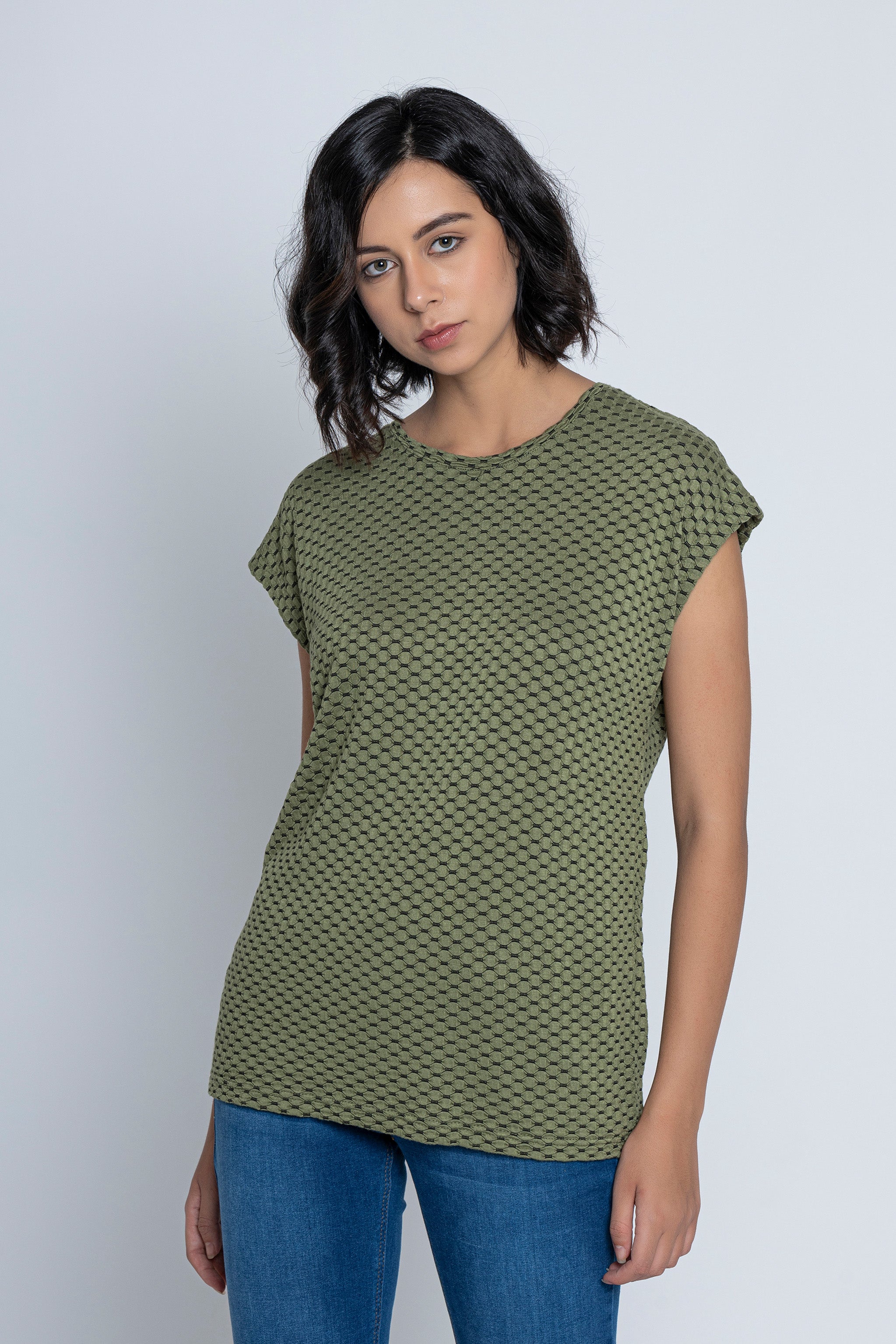Green Short Sleeves T-Shirt