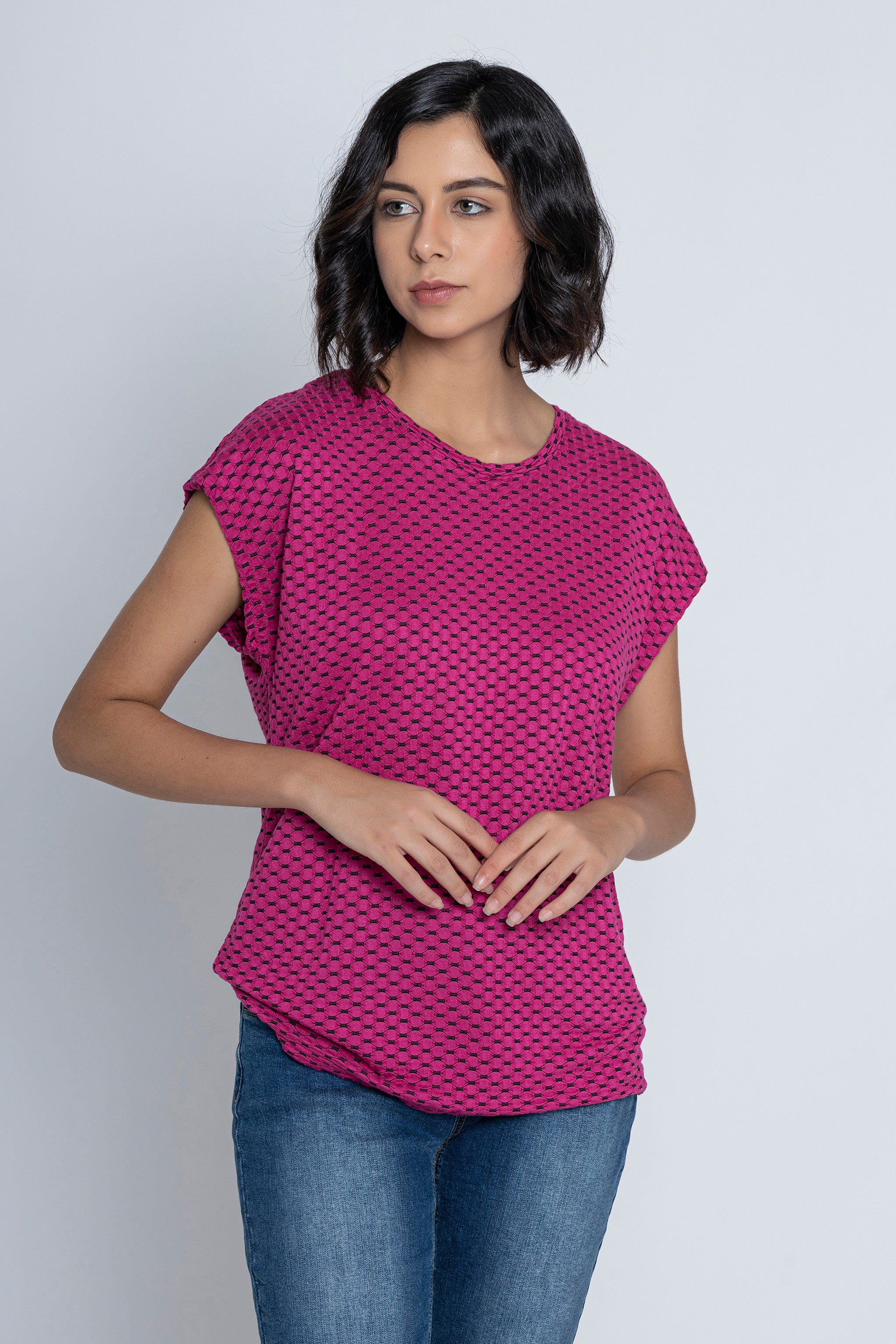 Pink Short Sleeves T-Shirt