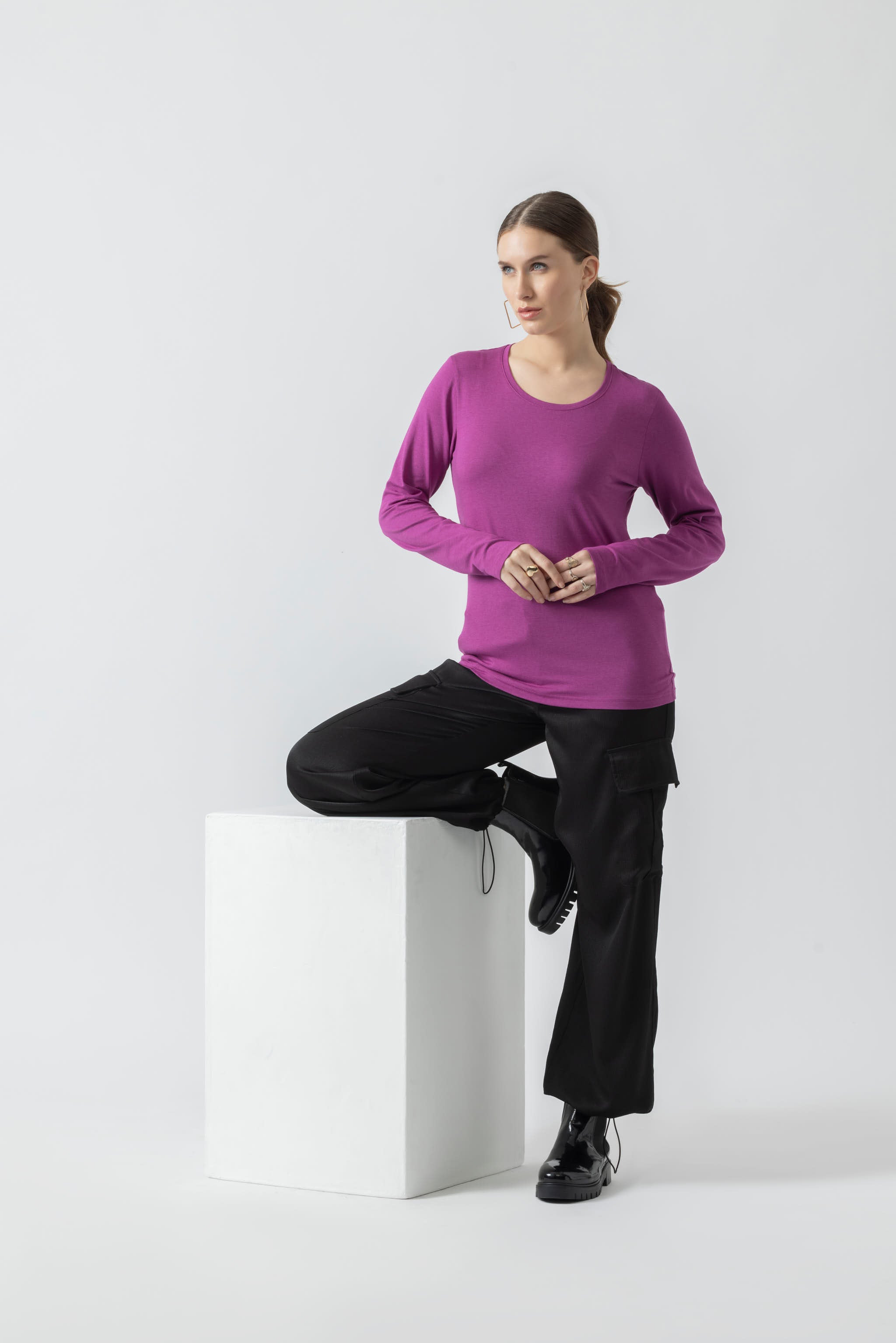 Fuchsia Pink T-shirt