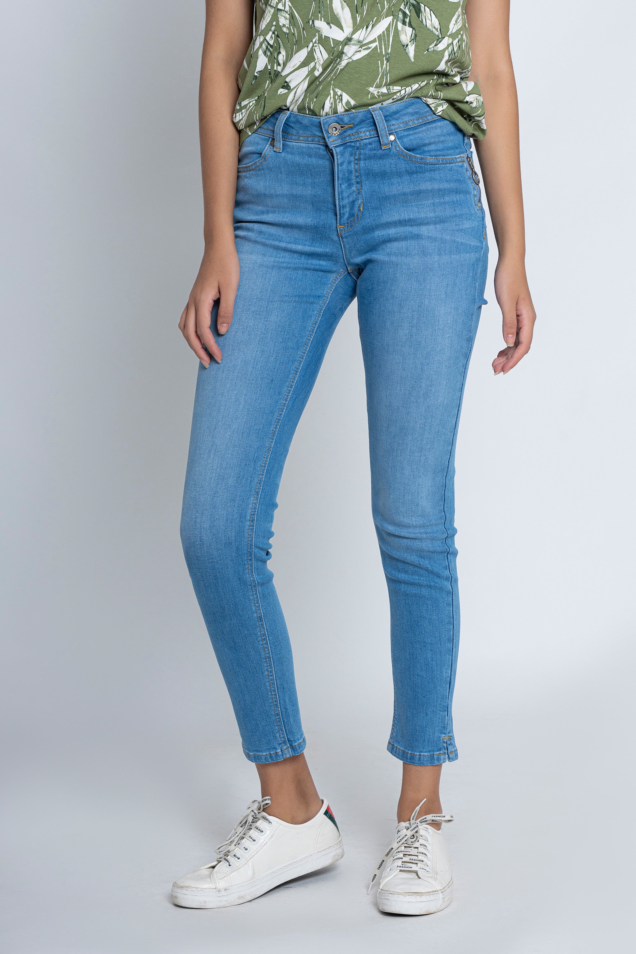 Light Blue Denim Narrow Jeans