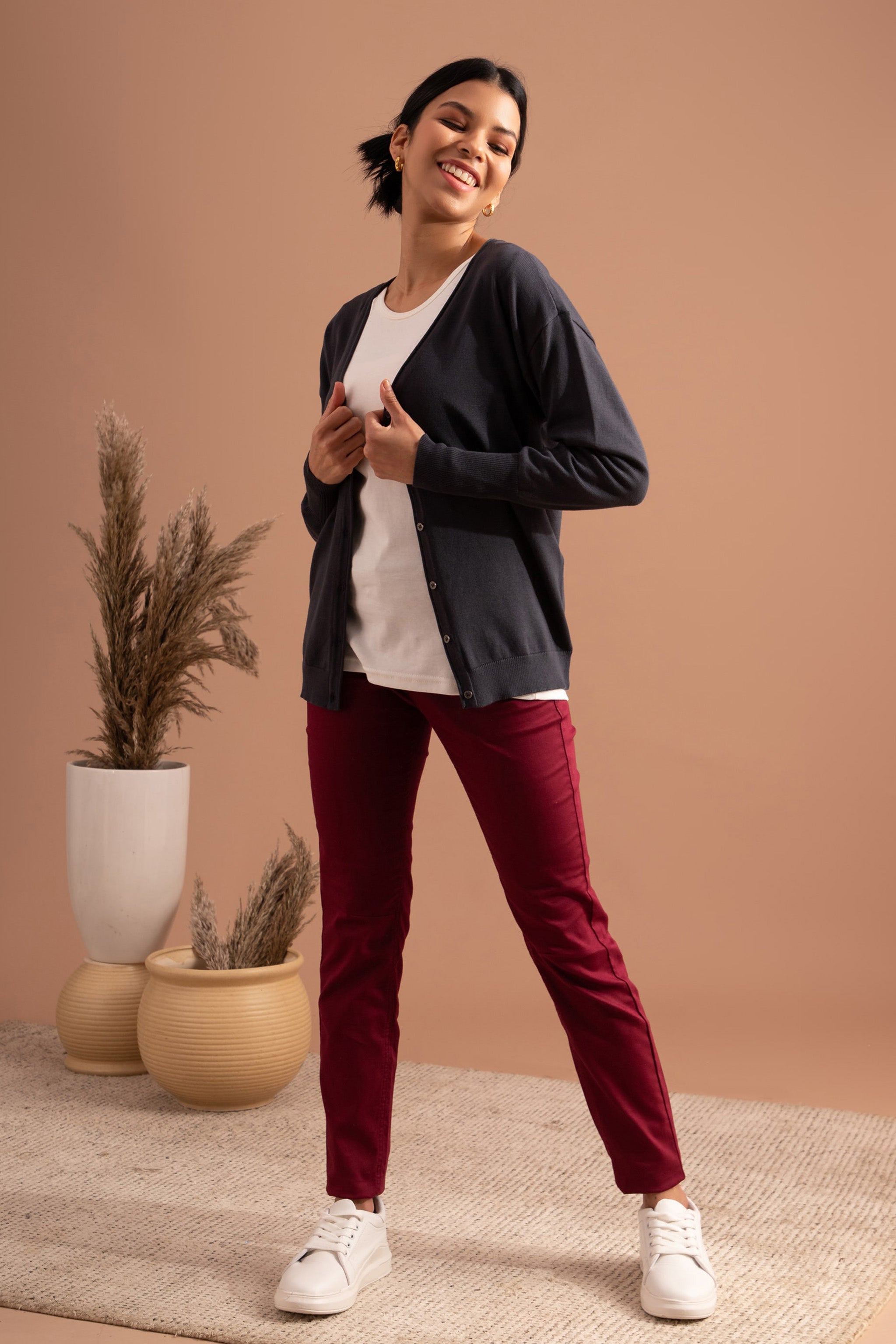 India Ink Buttoned Cardigan