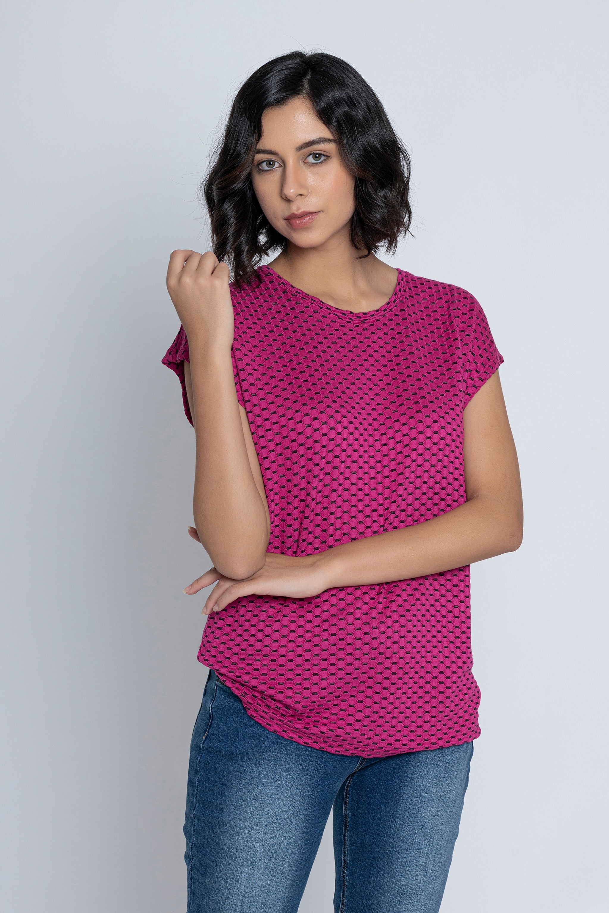 Pink Short Sleeves T-Shirt