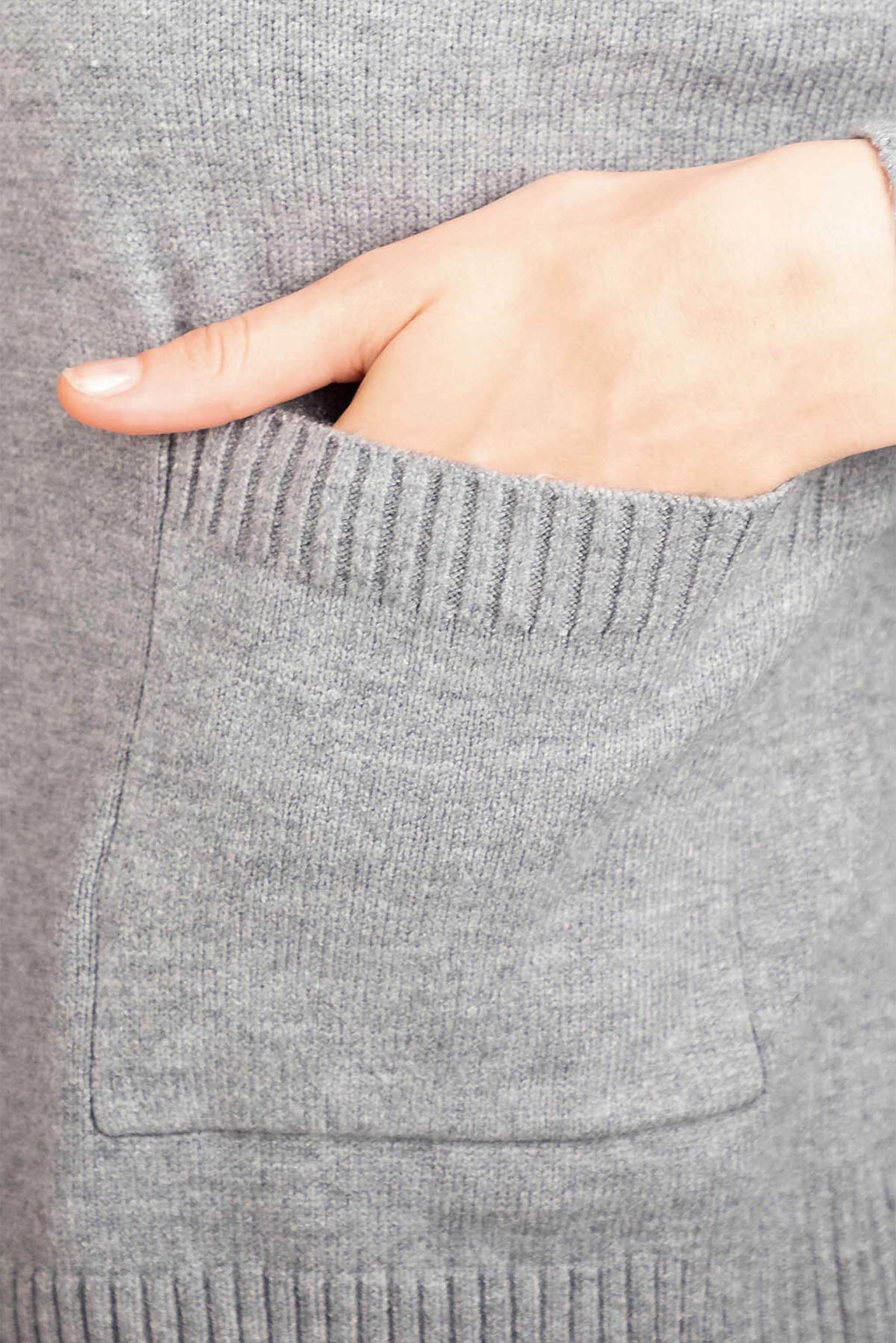 Light grey melange Pullover Light