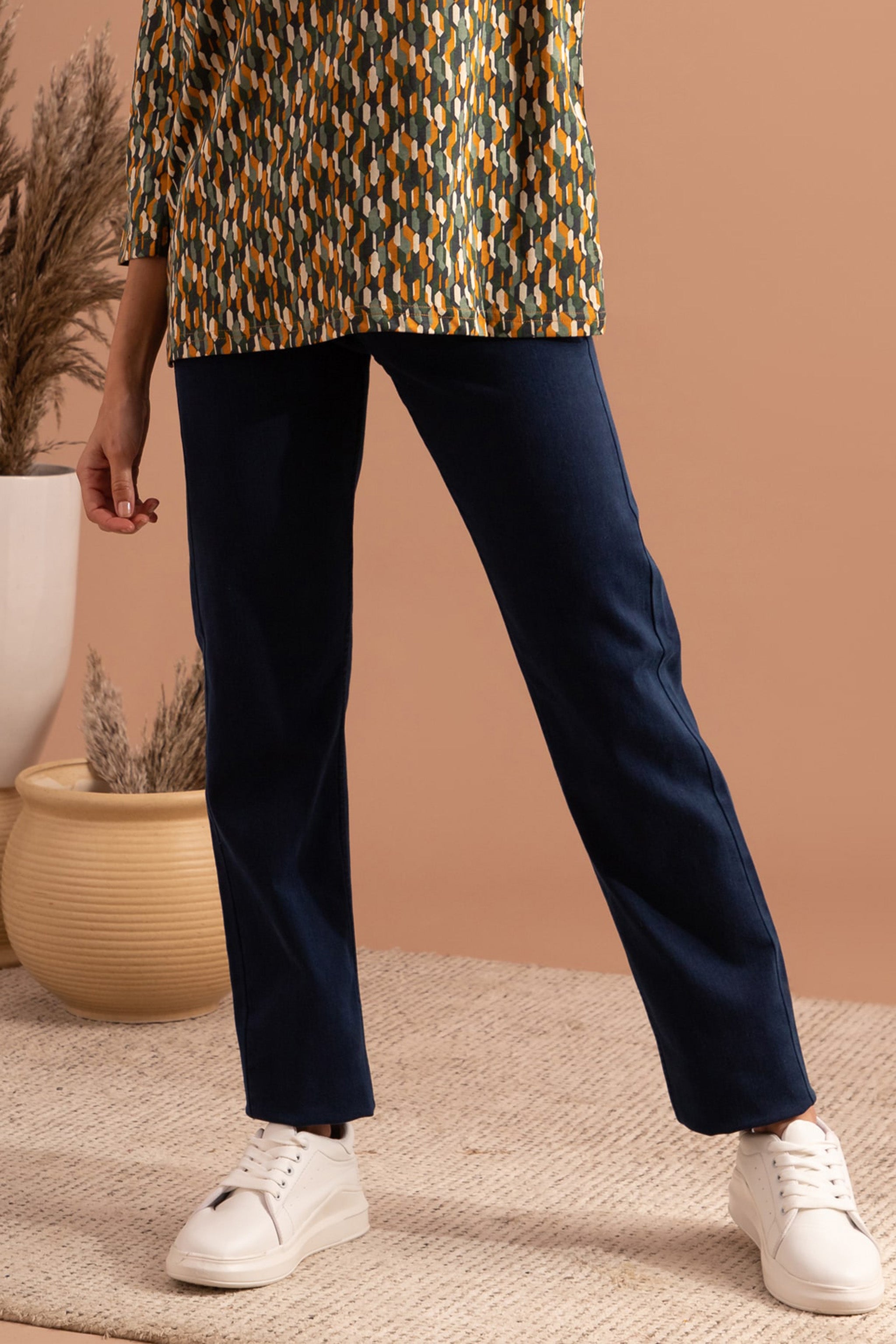 Navy Blue Jeans - JILL