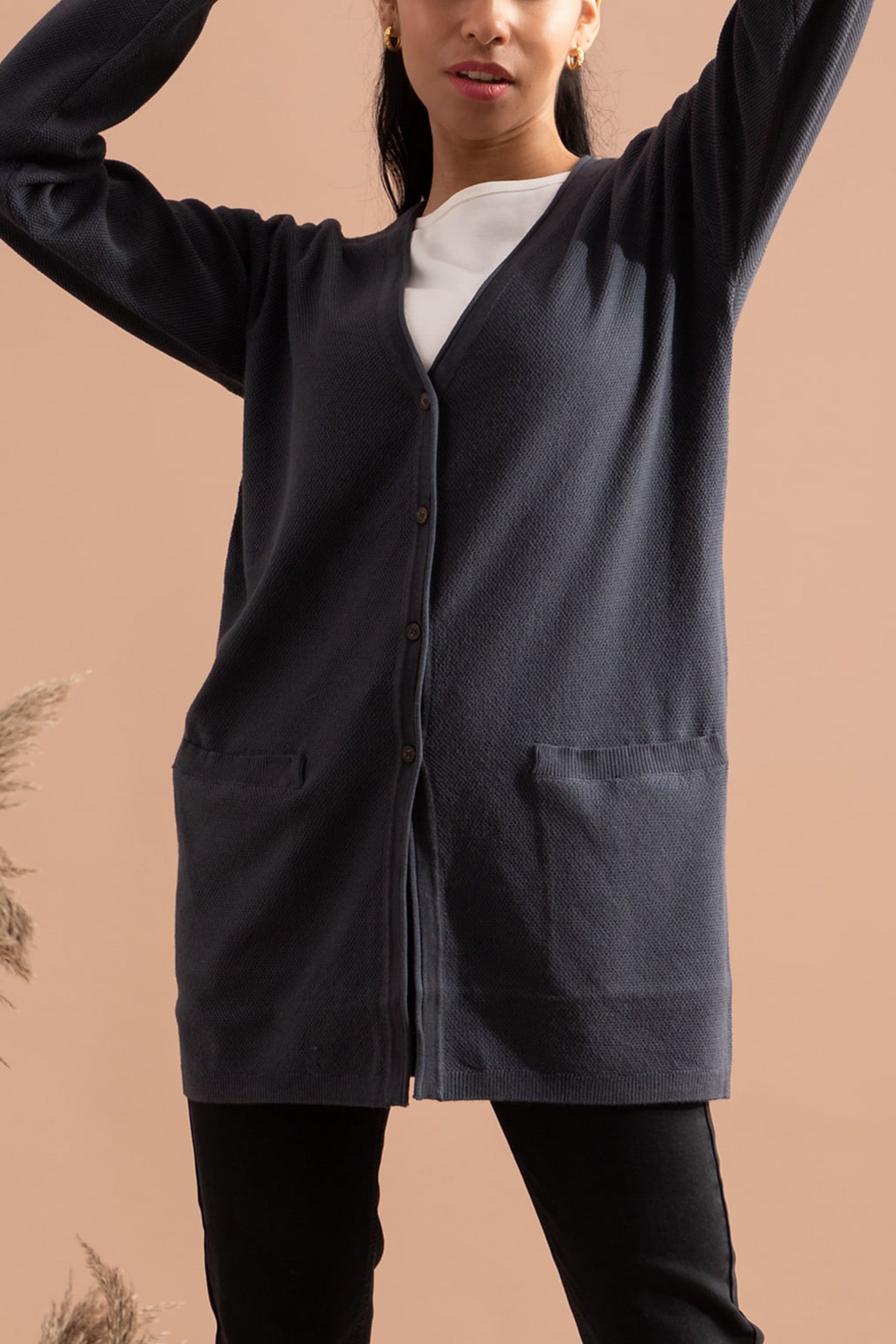 India Ink Long Cardigan