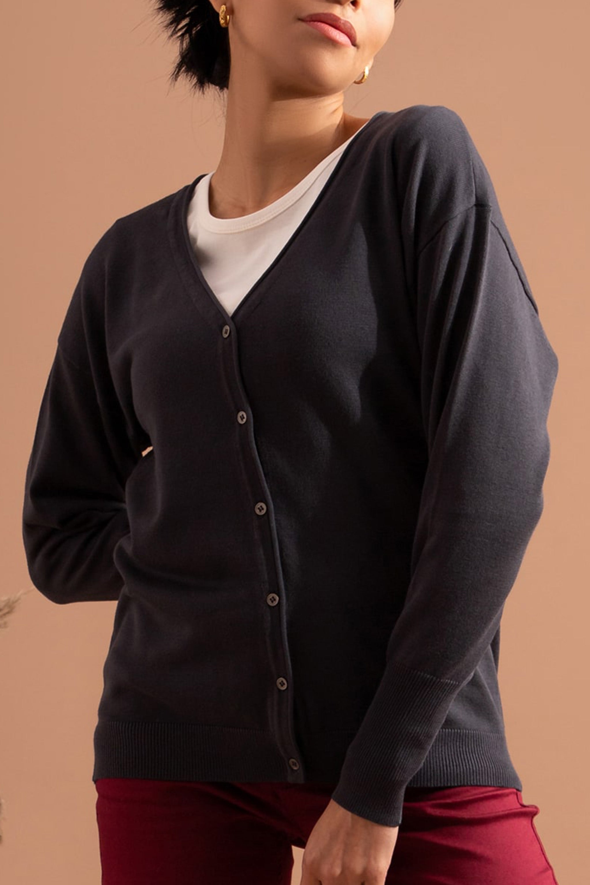 India Ink Buttoned Cardigan