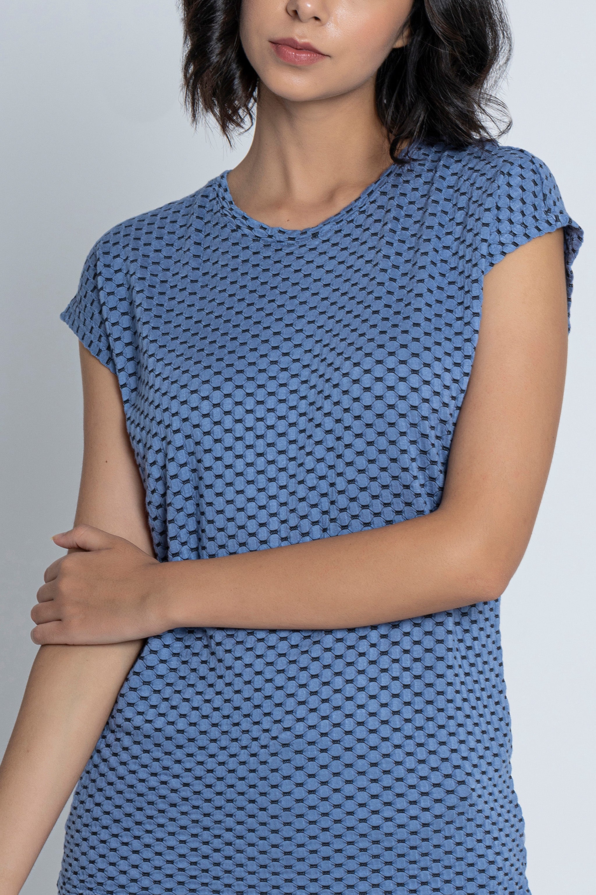 Blue Short Sleeves T-Shirt