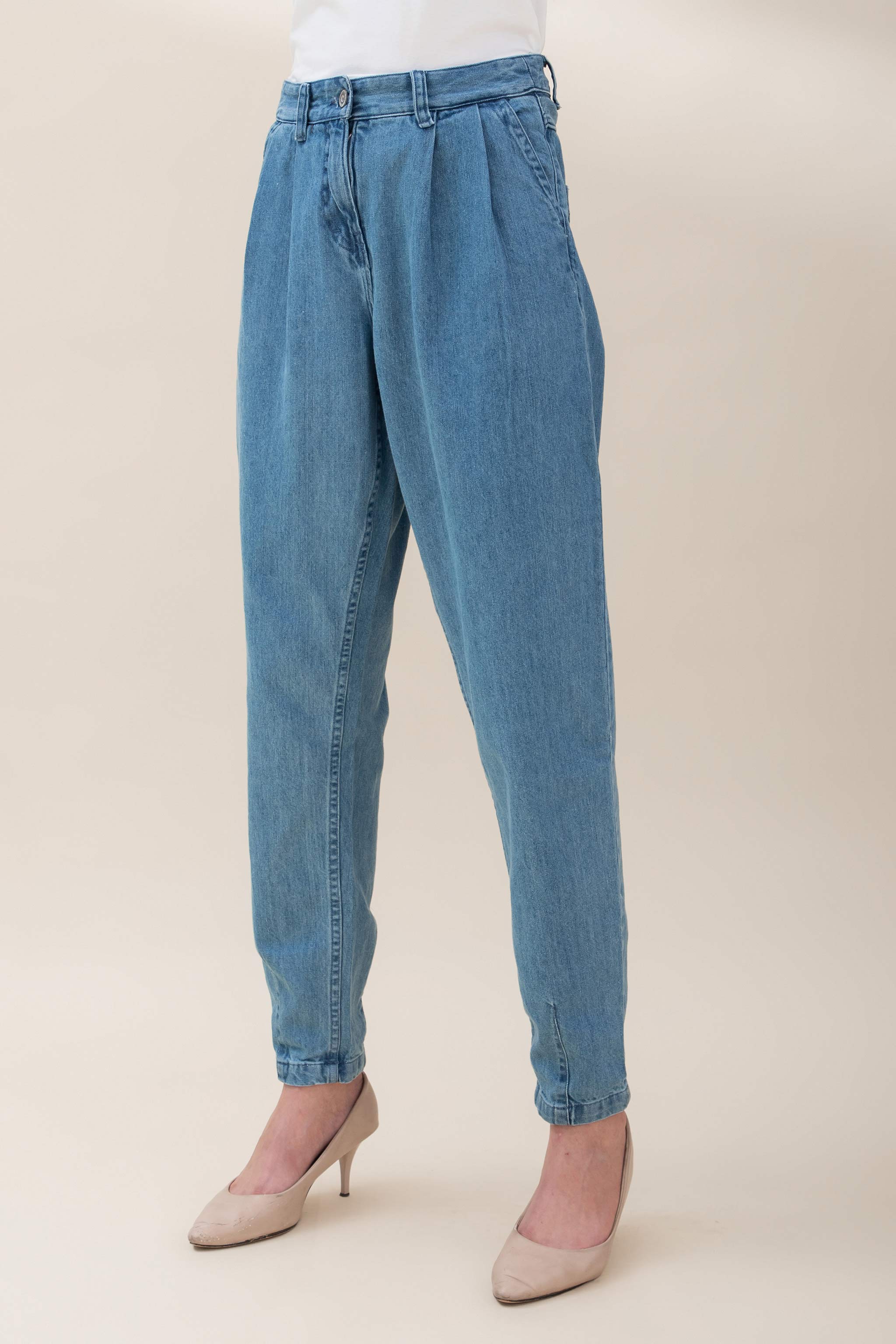 Lt. Denim Blue Pants 7/8