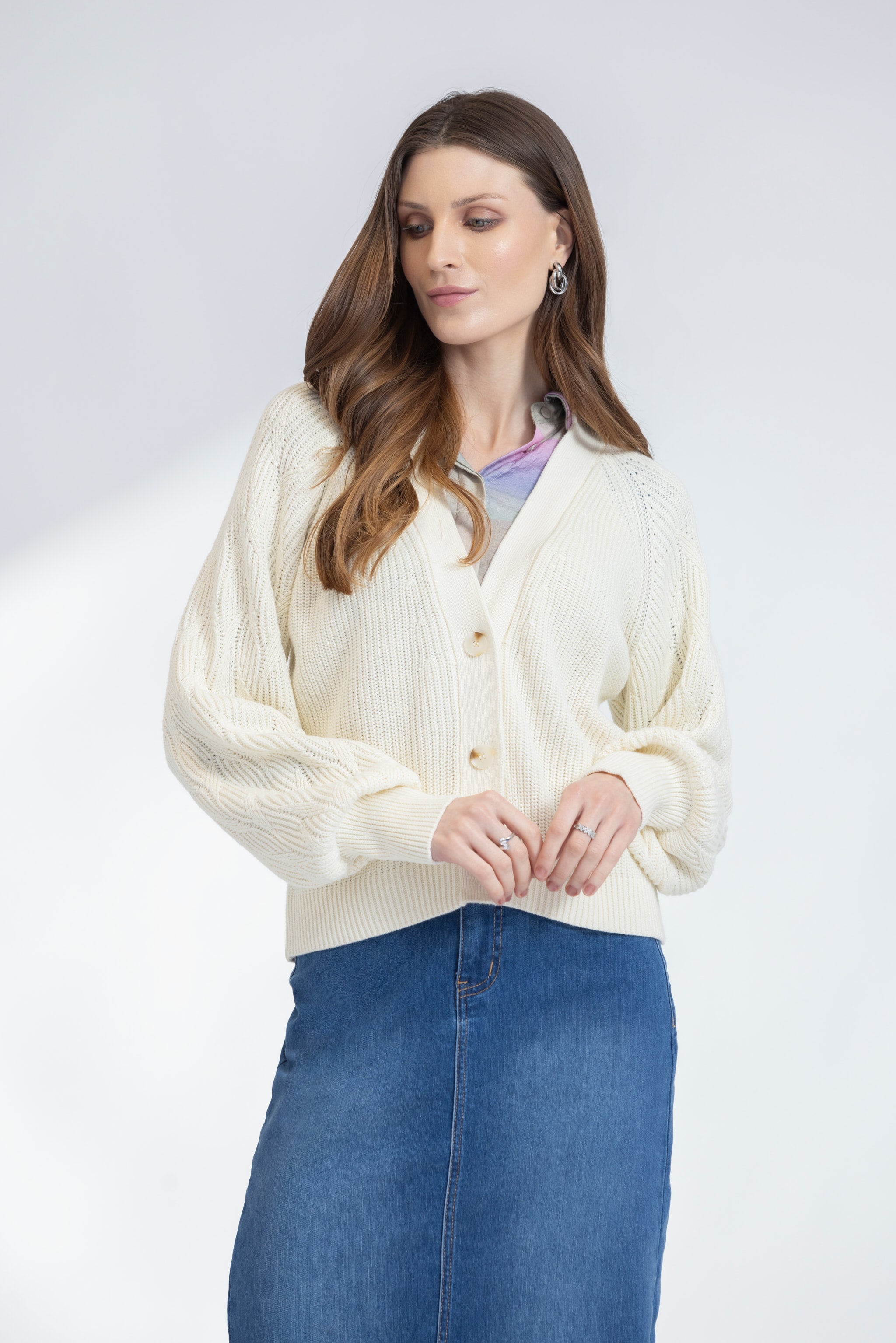 Tofu Light Knit Cardigan