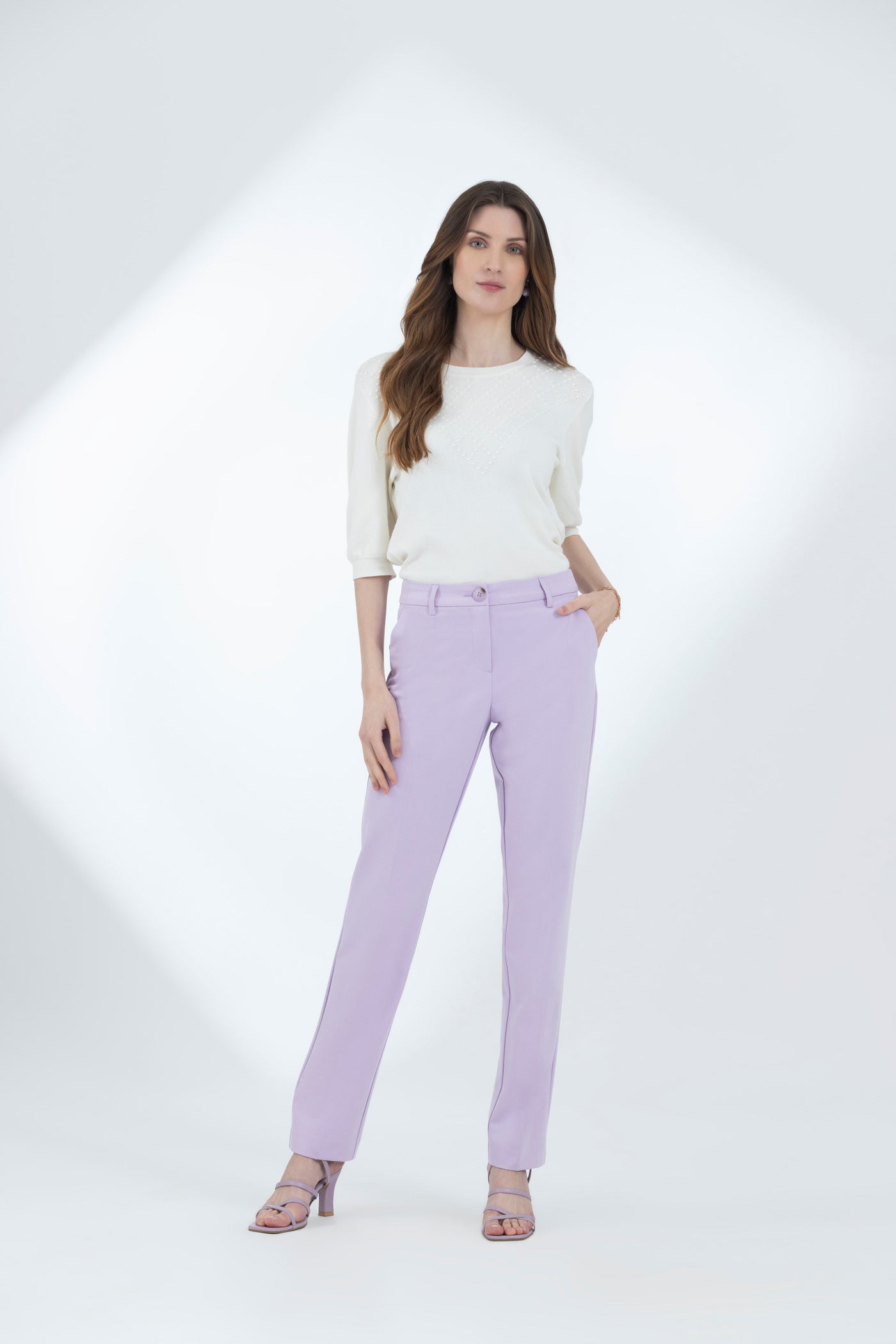 Lavender Suiting Pants