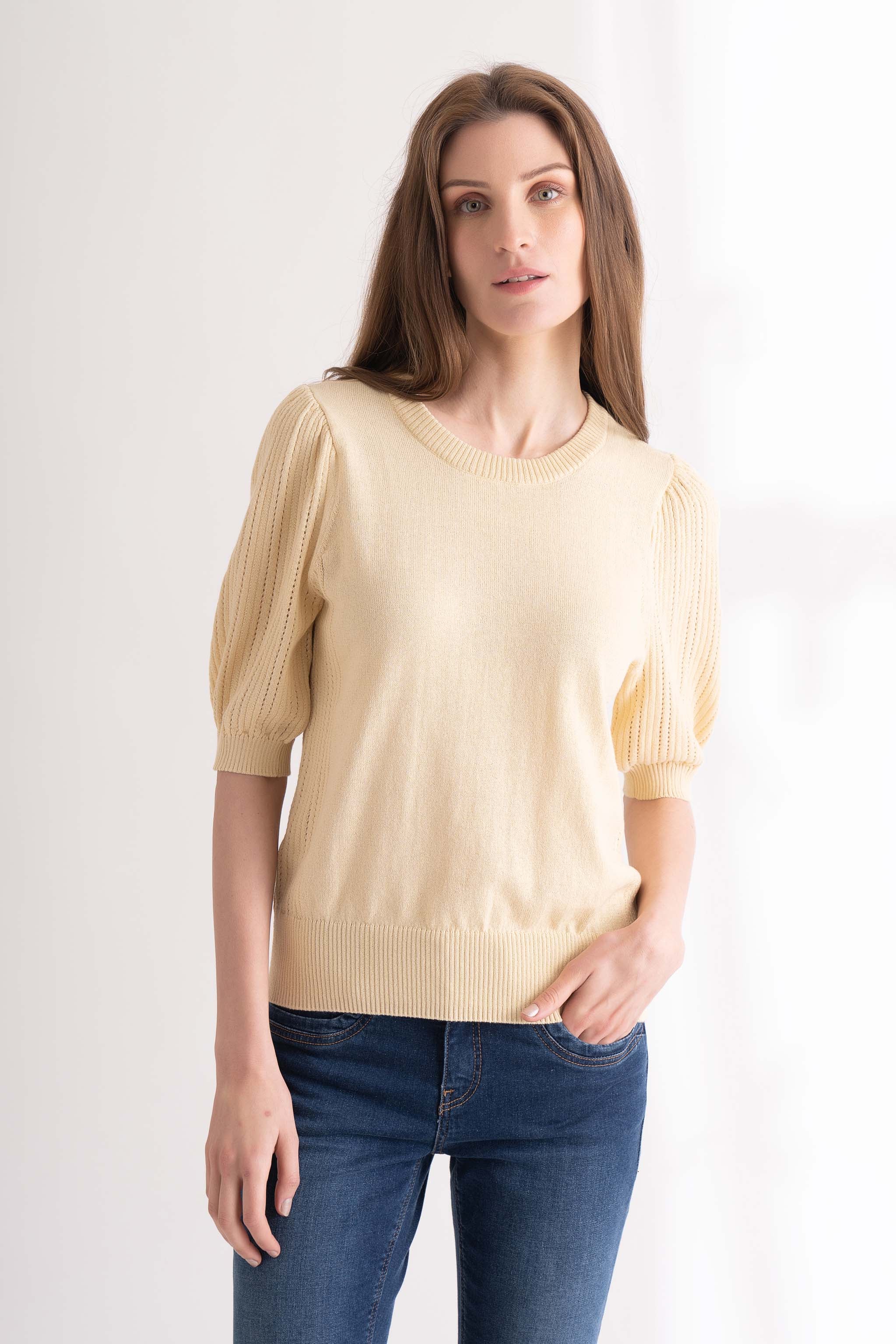 Banana Crepe Pullover Light