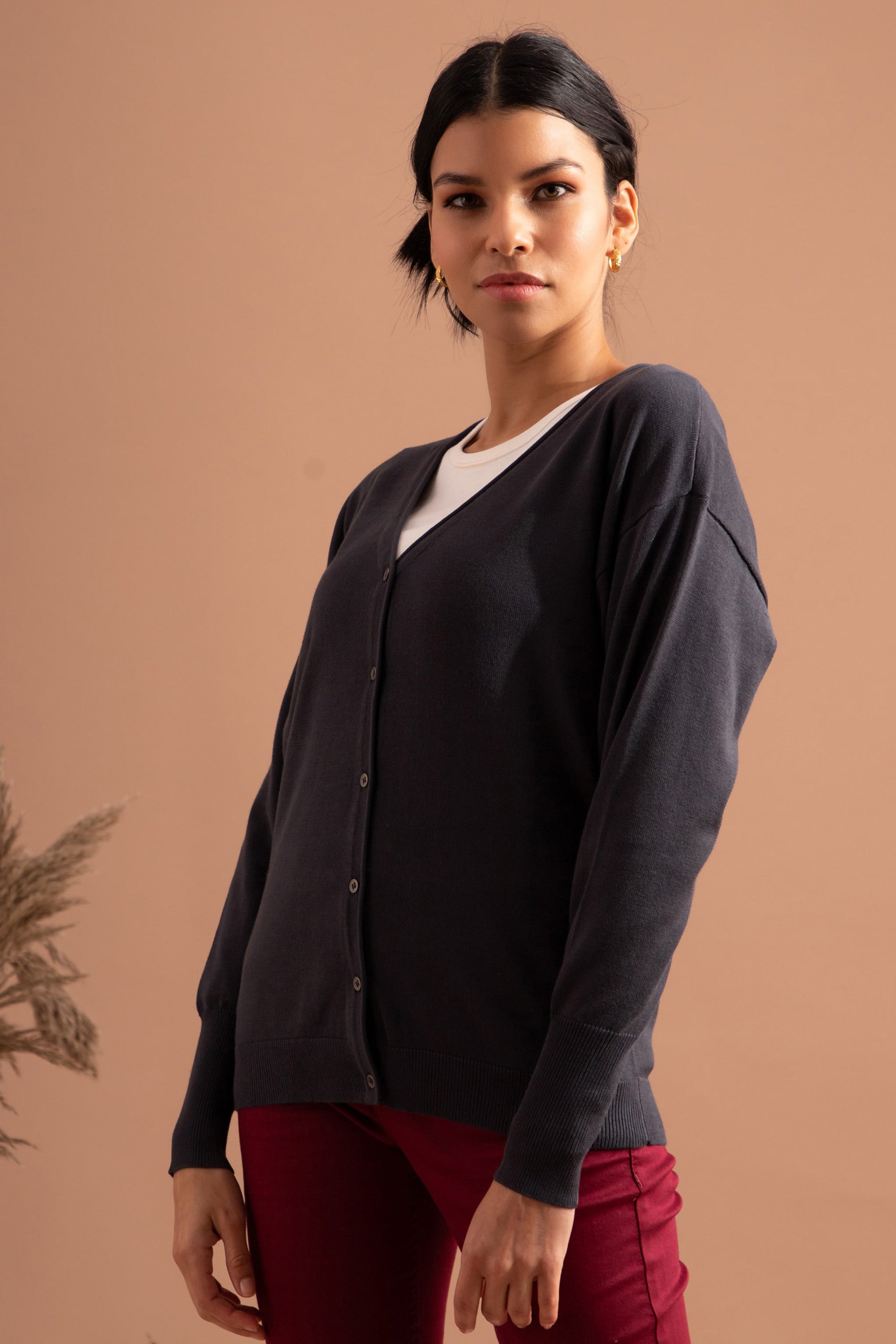 India Ink Buttoned Cardigan