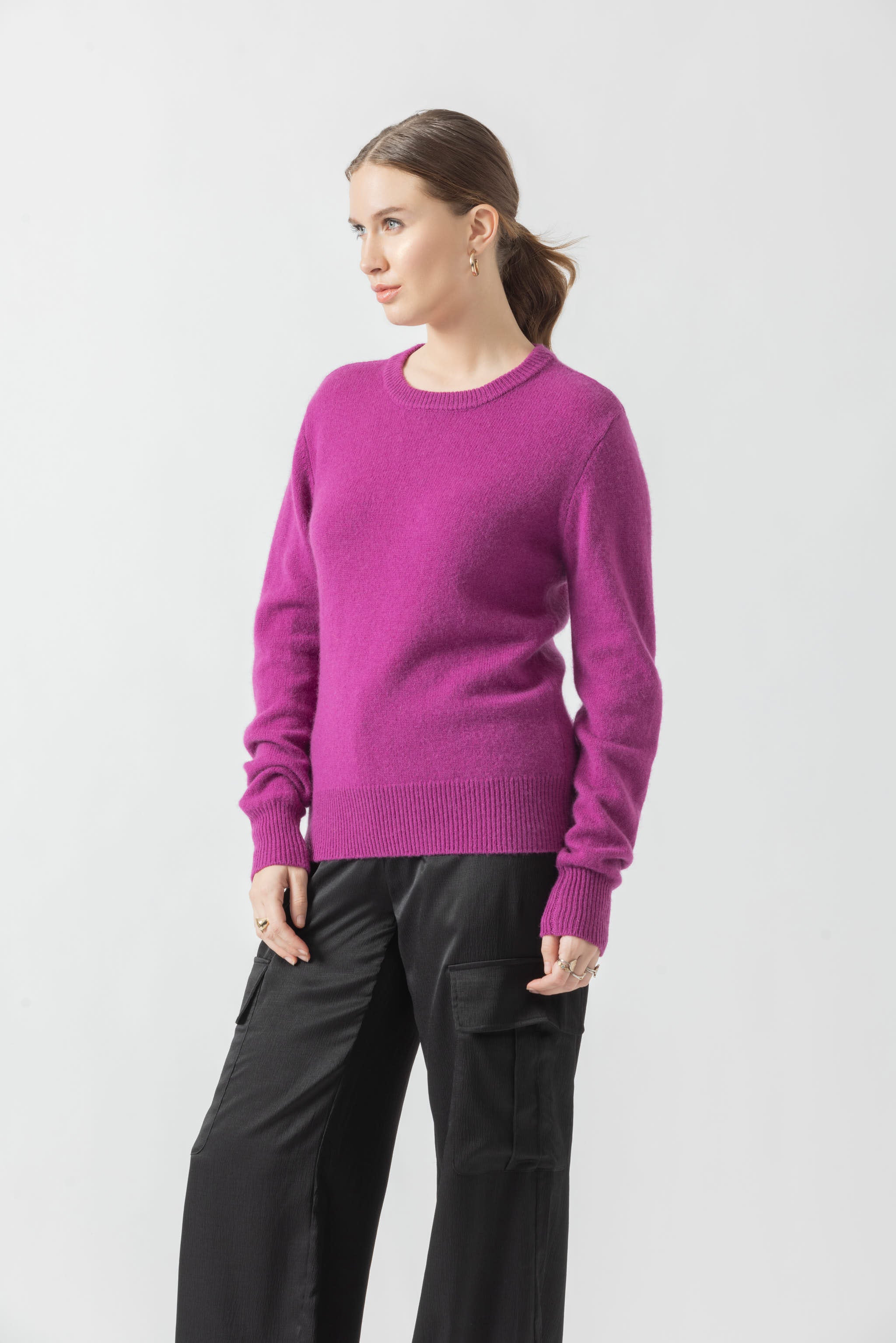 Fuchsia Pink Pullover Heavy