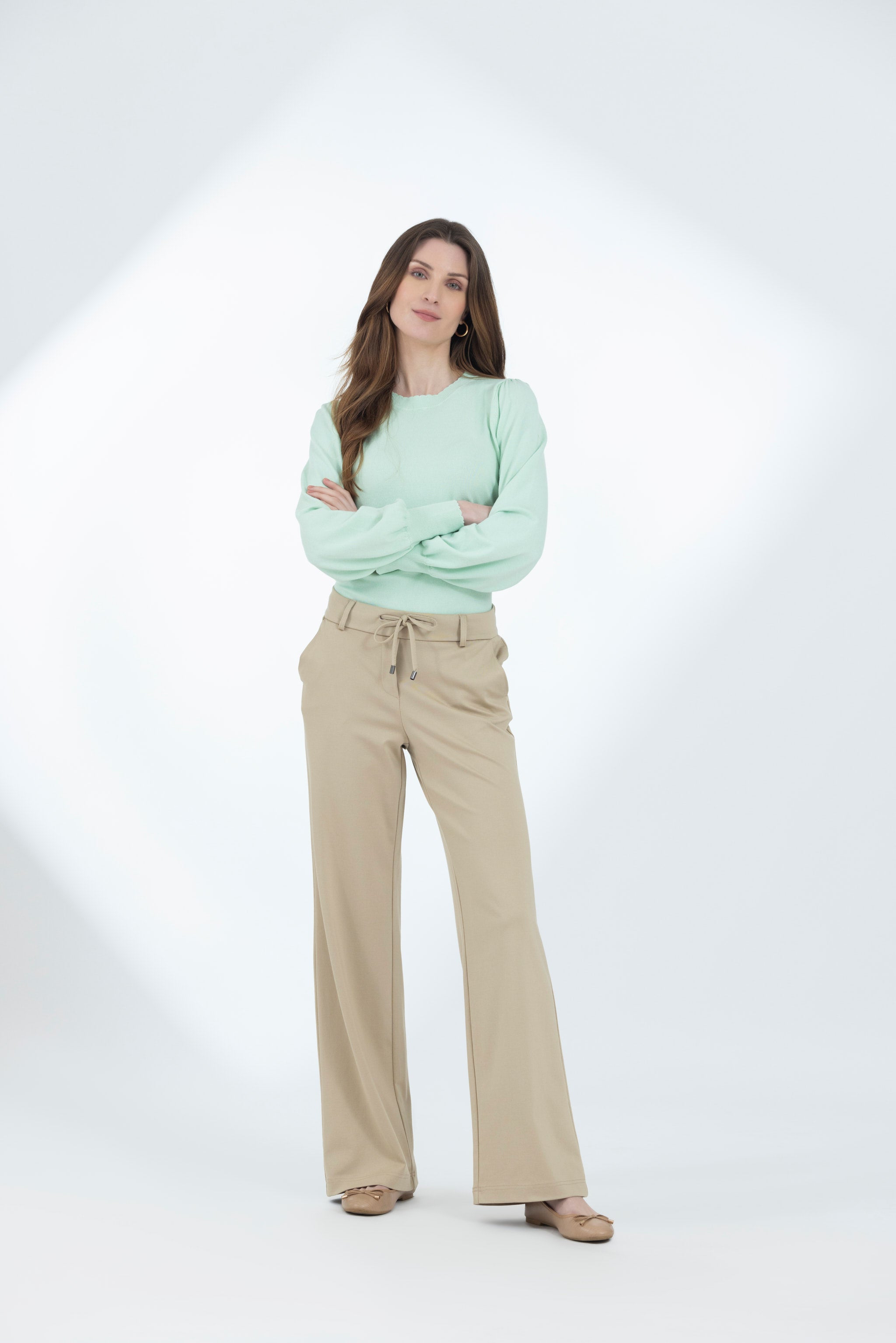 Sand Casual Relaxed Pants