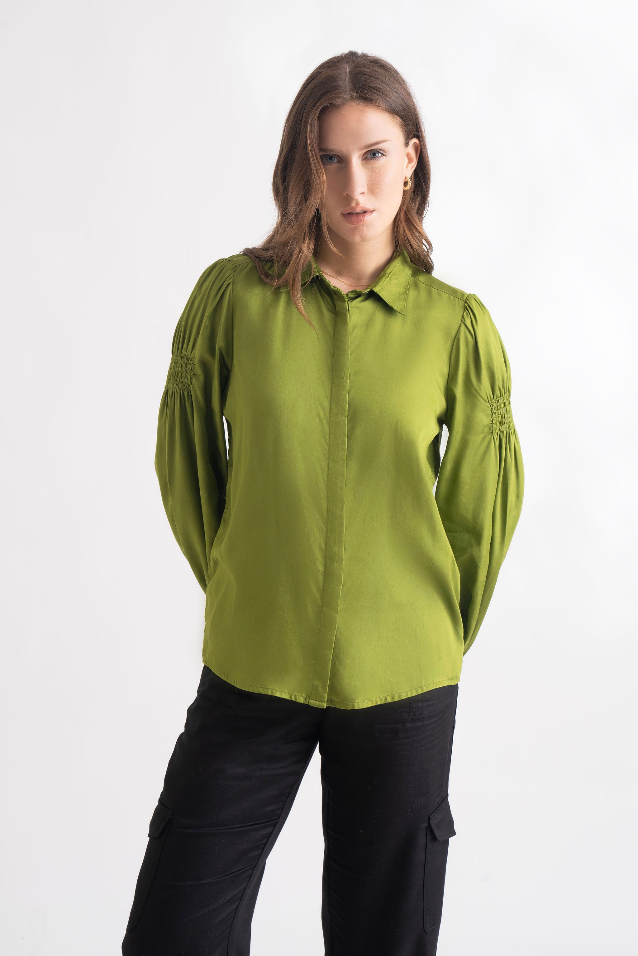 Calla Green Shirt