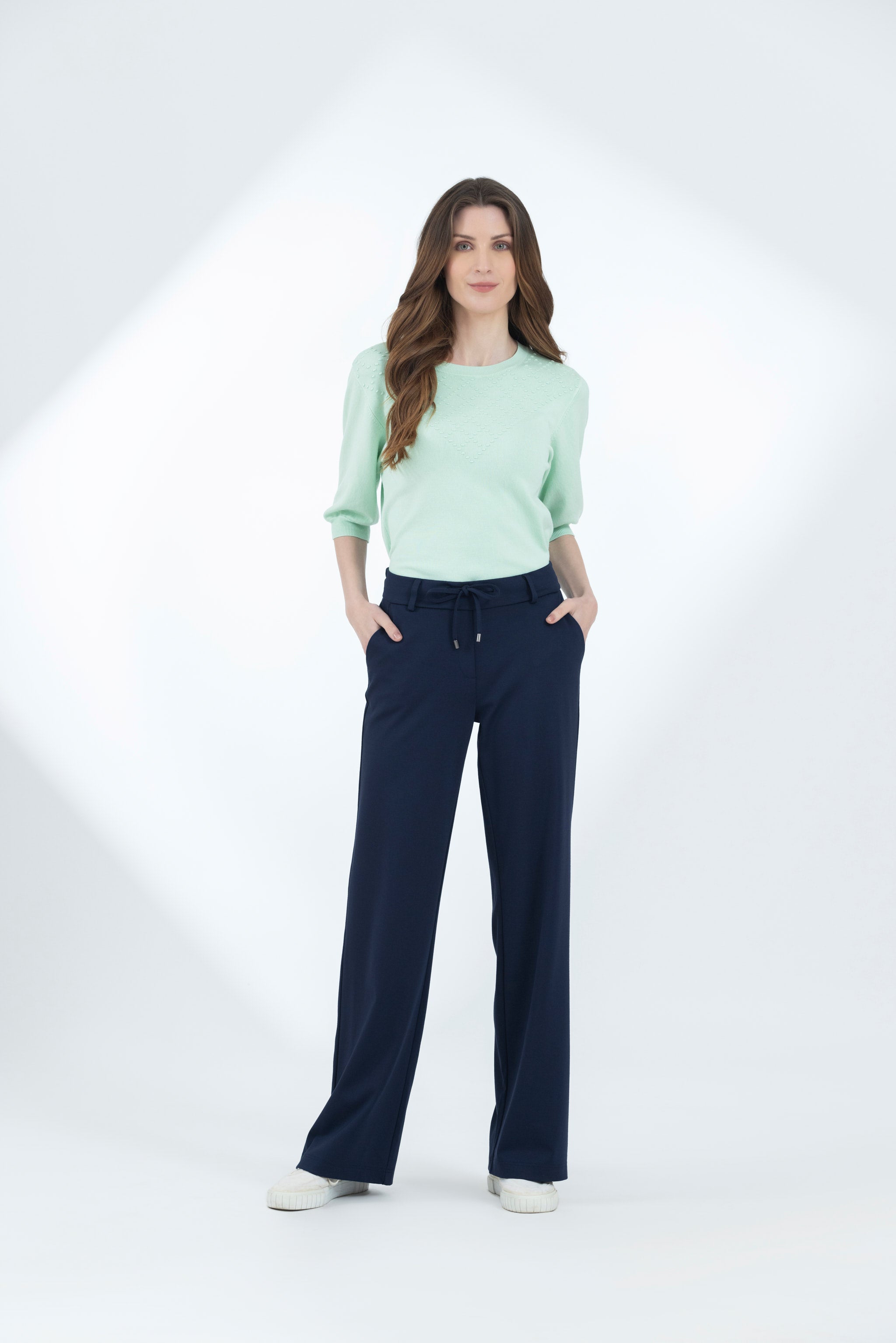 Midnight Blue Casual Pants