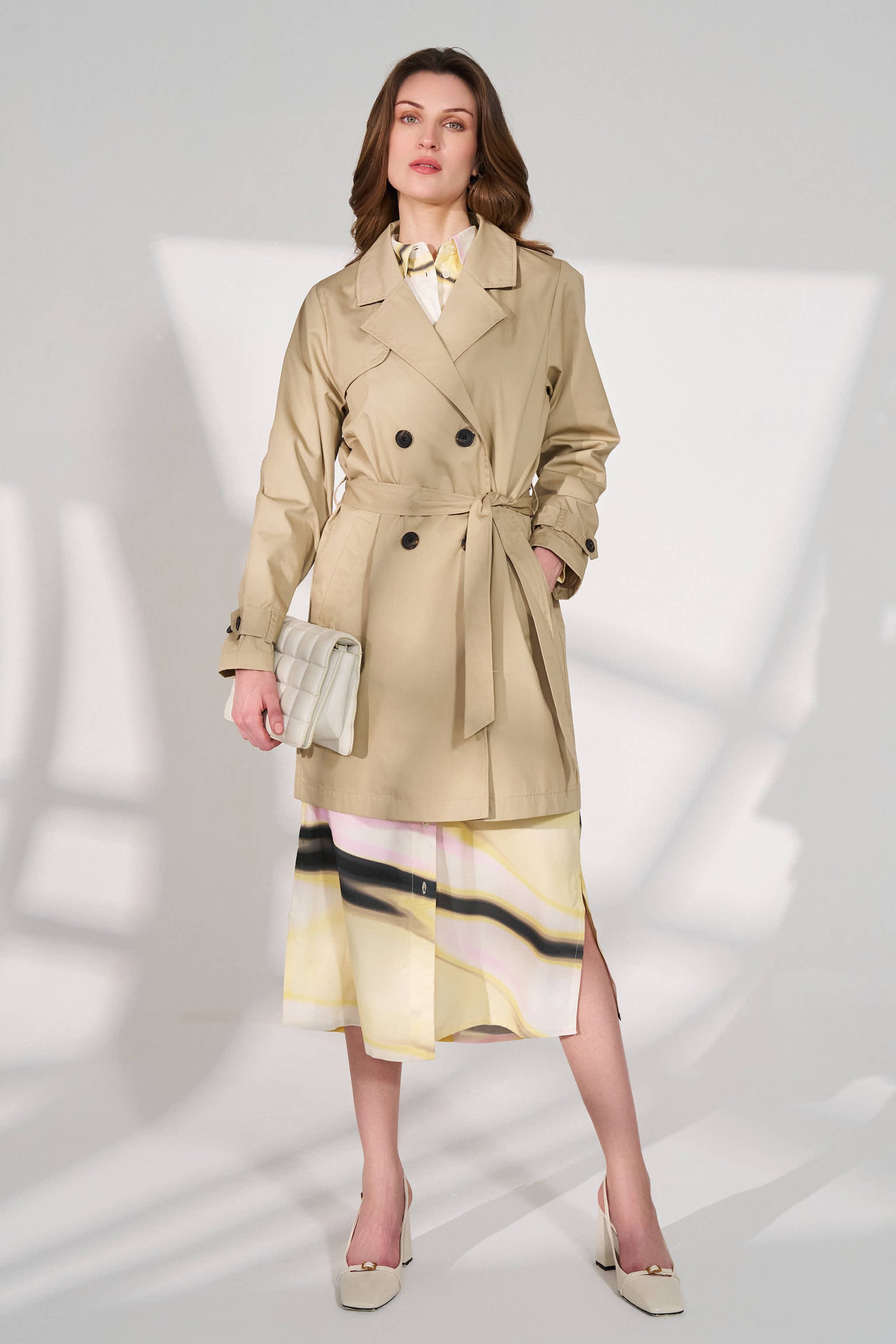 Sand Trench Coat