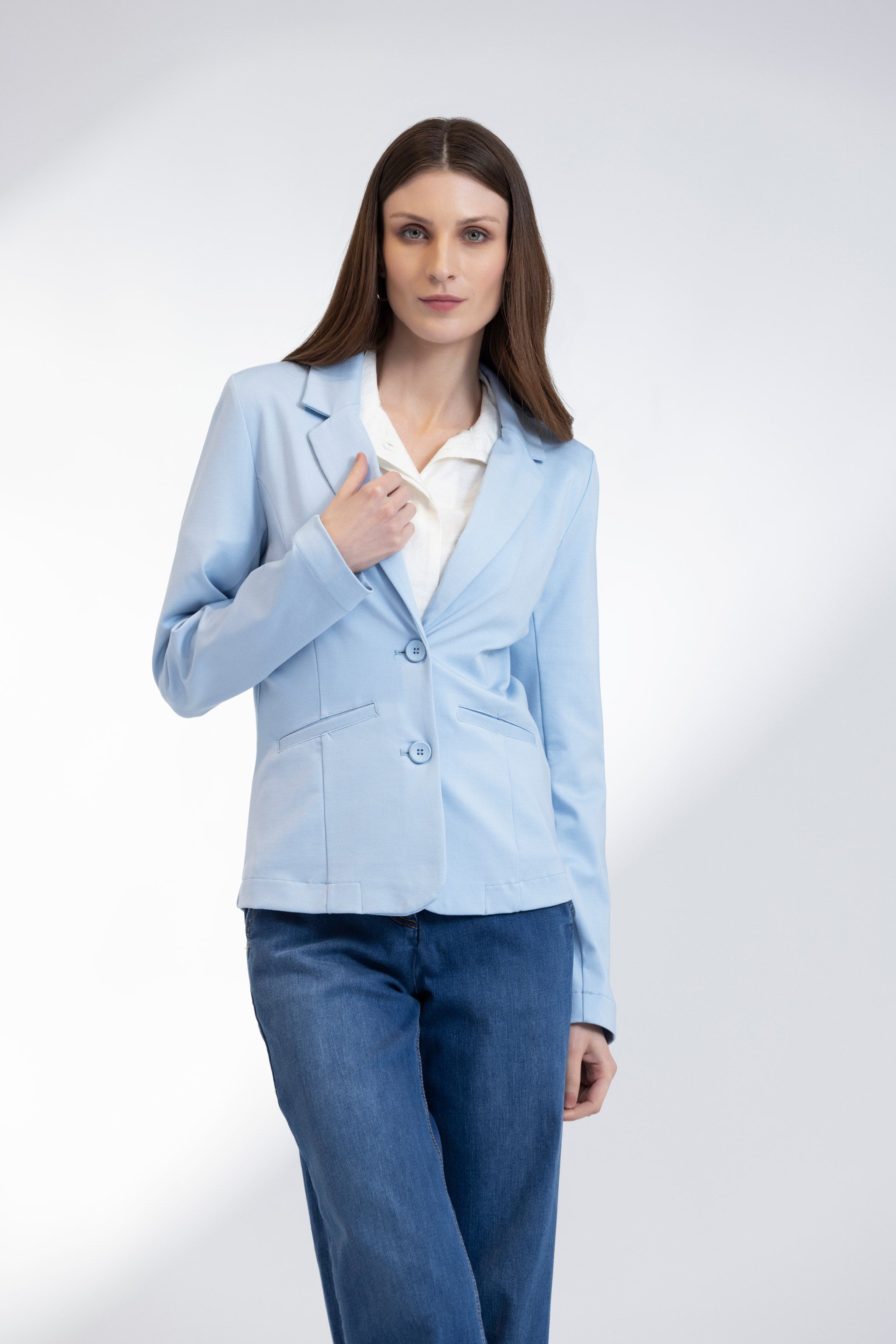 Chambray Blue Blazer