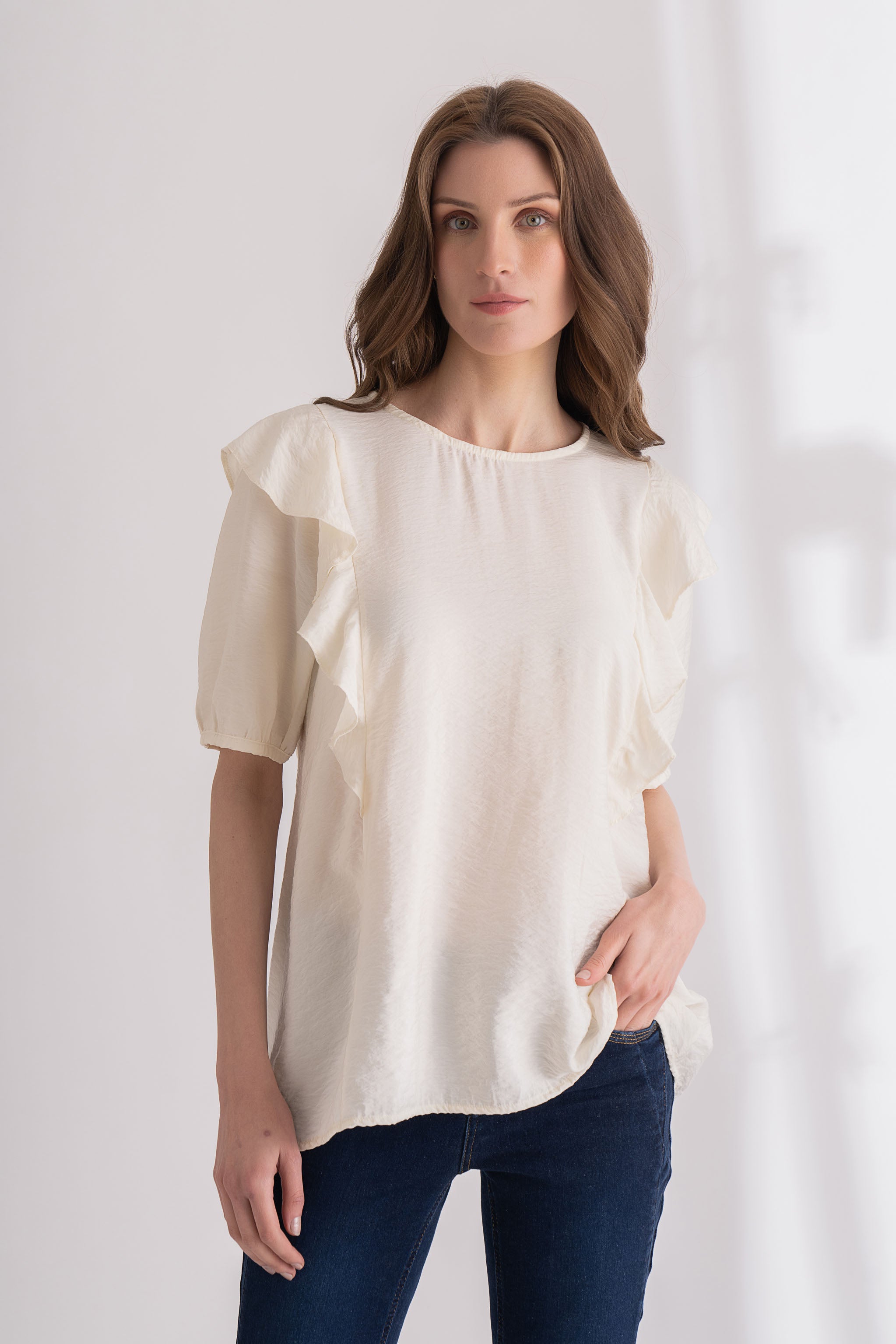 Coconut Milk Blouse