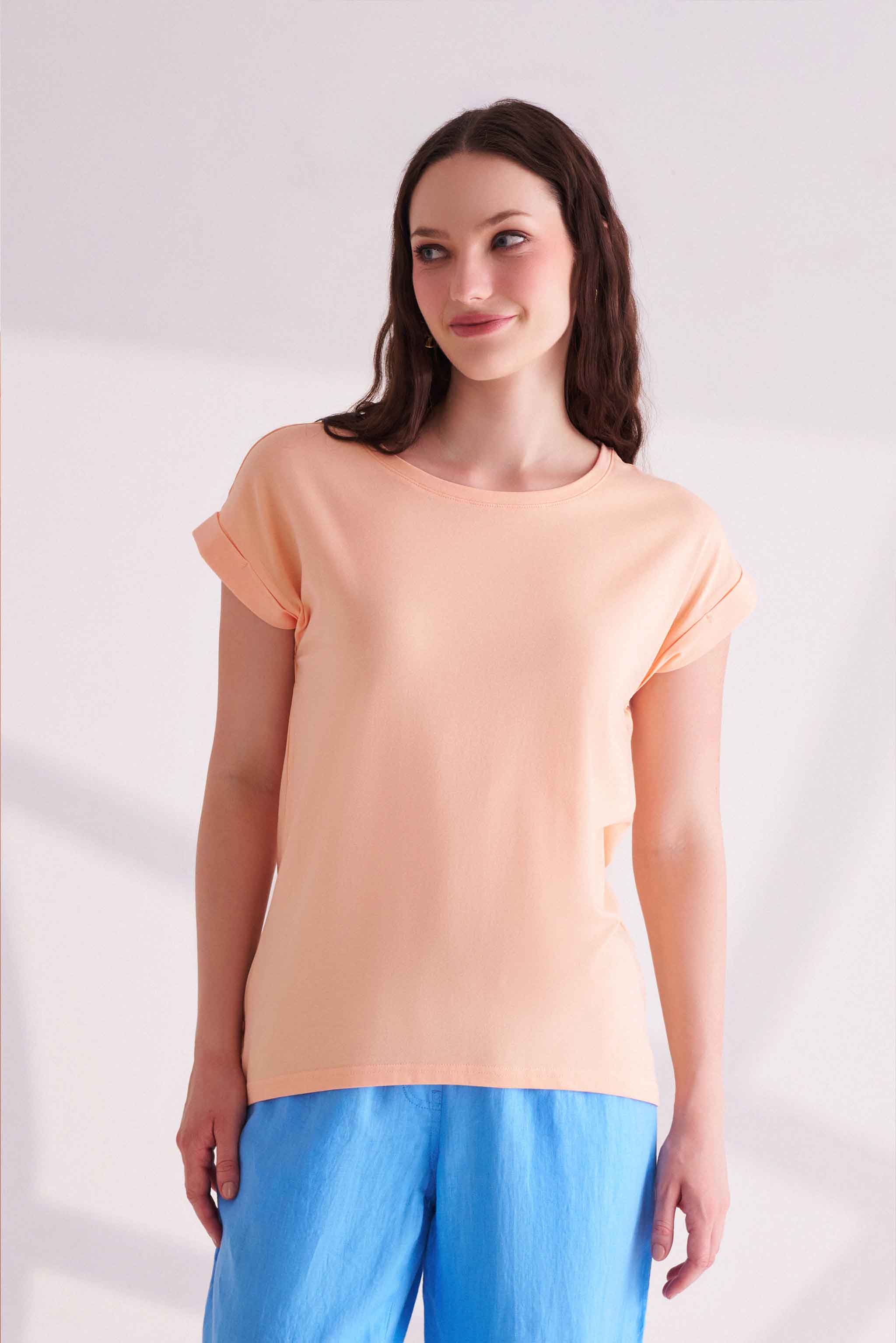 Peach Short Sleeves T-Shirt