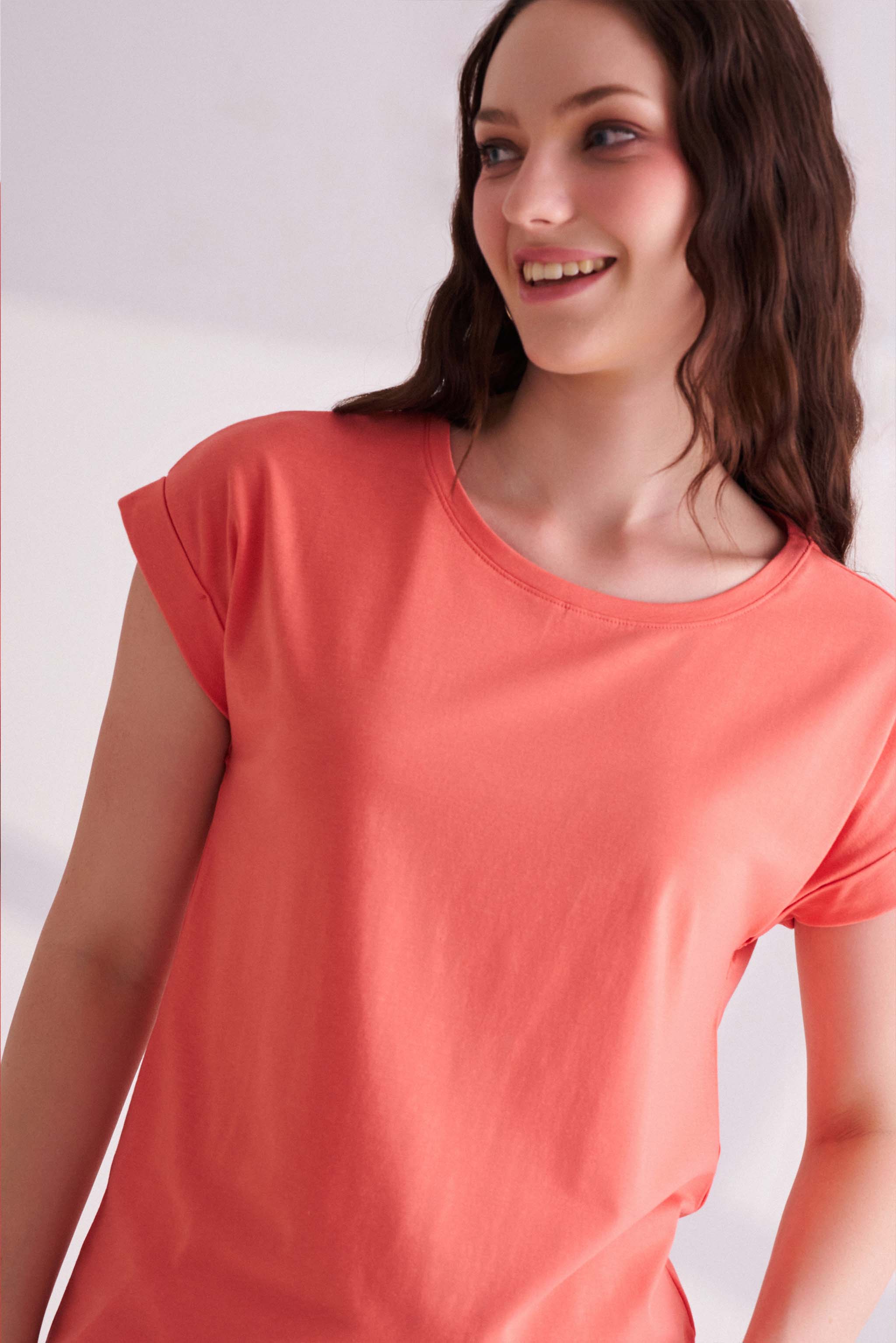 Orange Short Sleeves T-Shirt