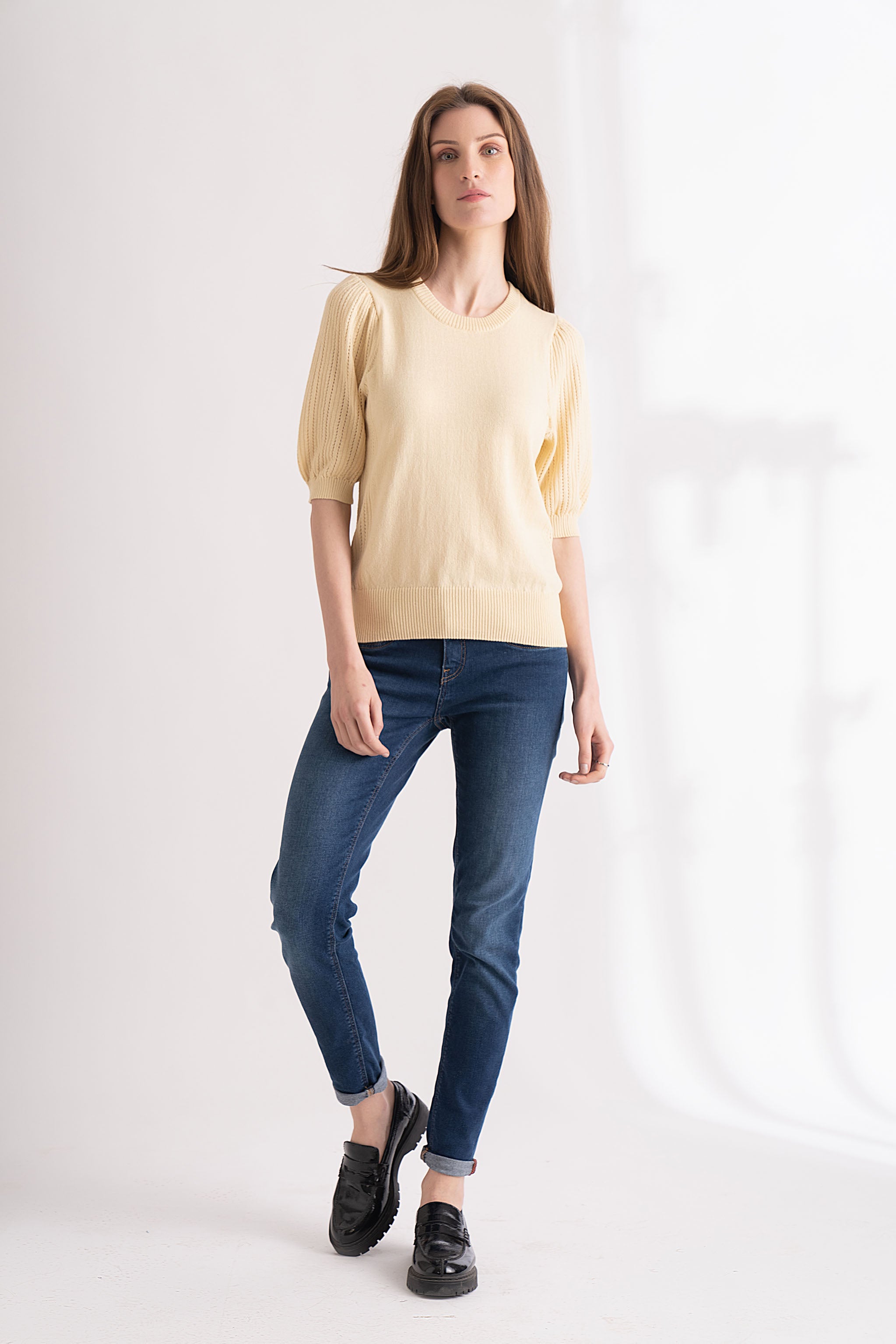 Banana Crepe Pullover Light