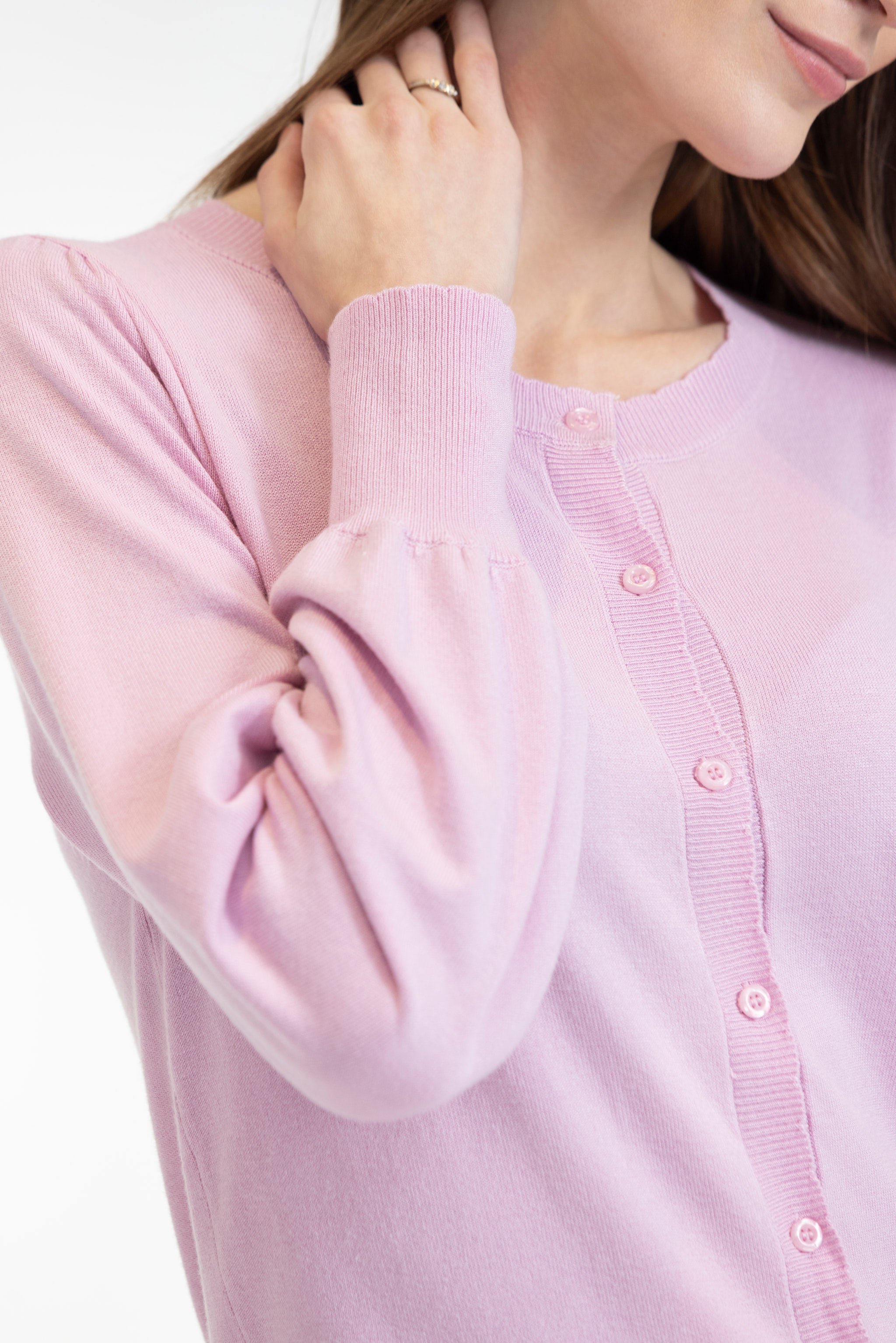 Pink Lady Light Knit Cardigan