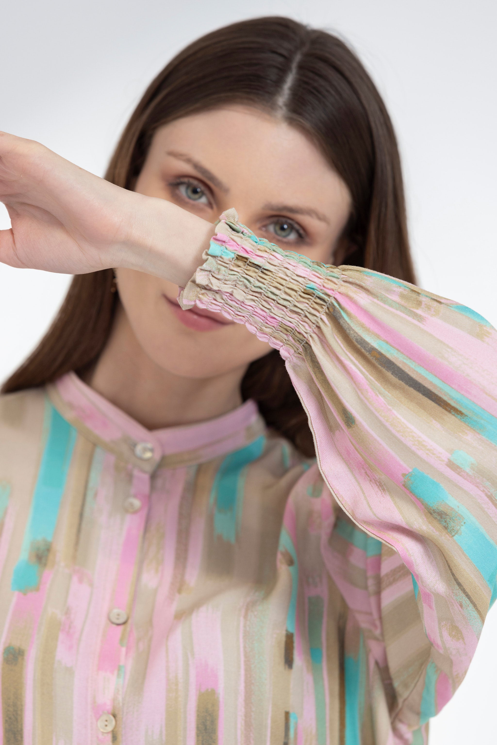 Pink Striped Shirt