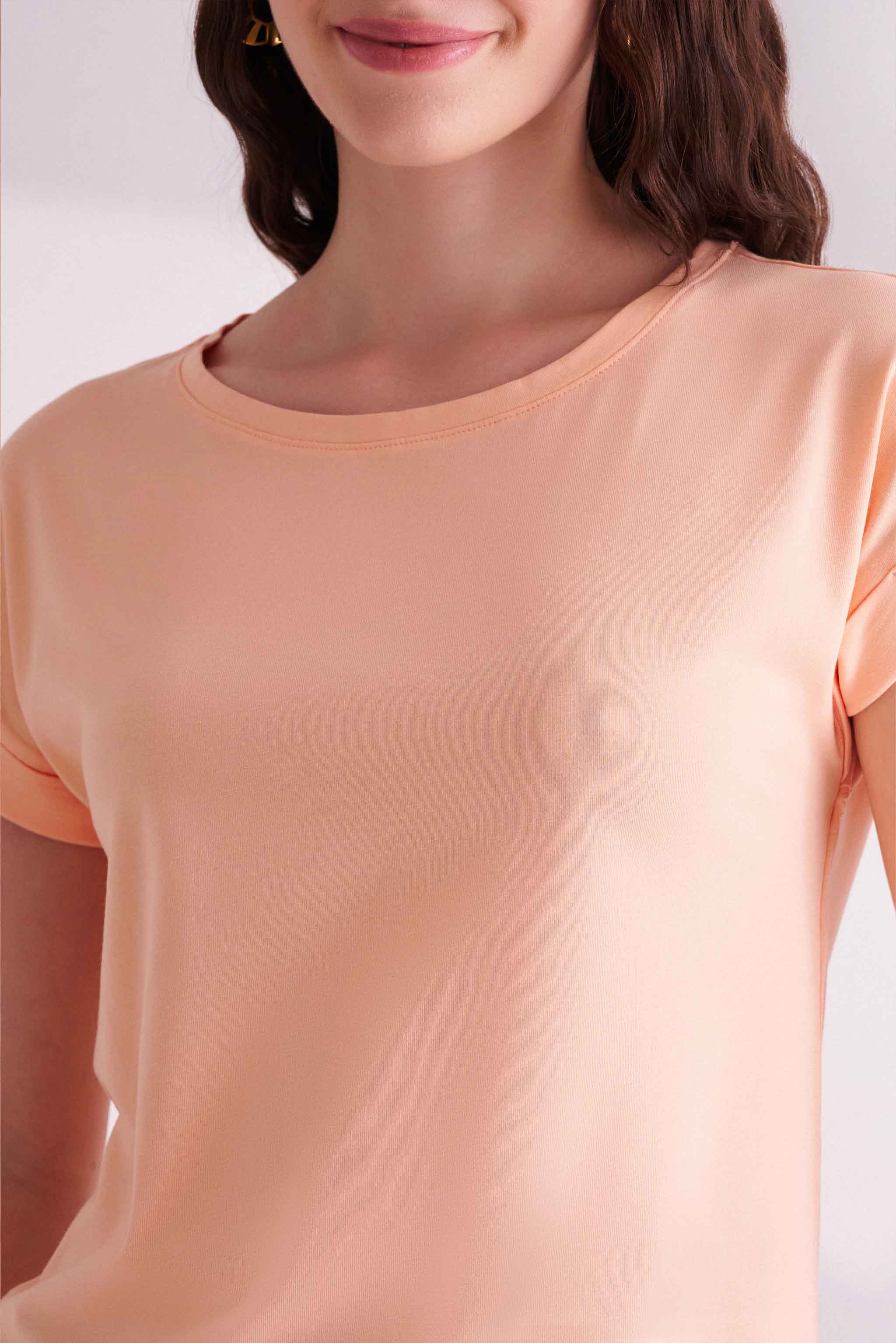 Peach Short Sleeves T-Shirt