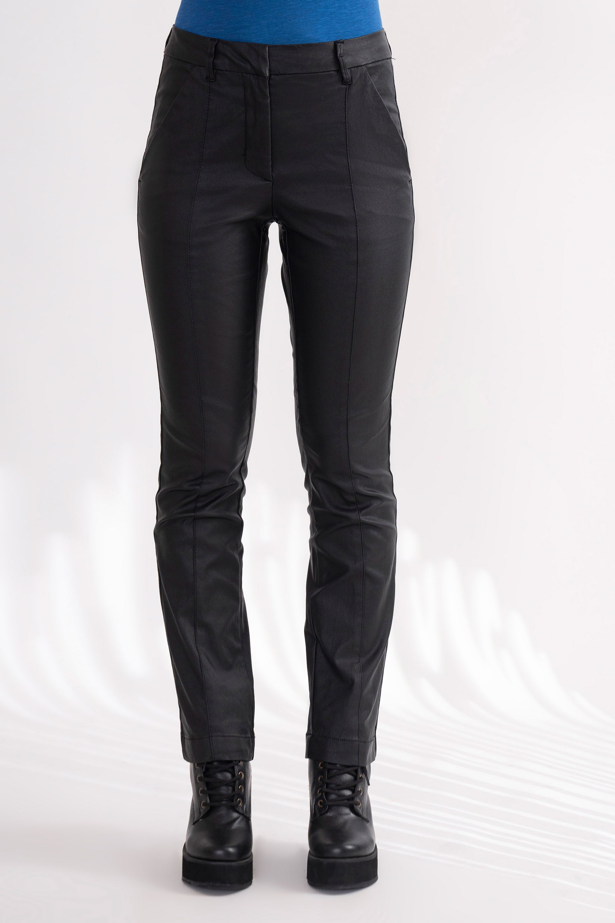 Matt Black Trousers