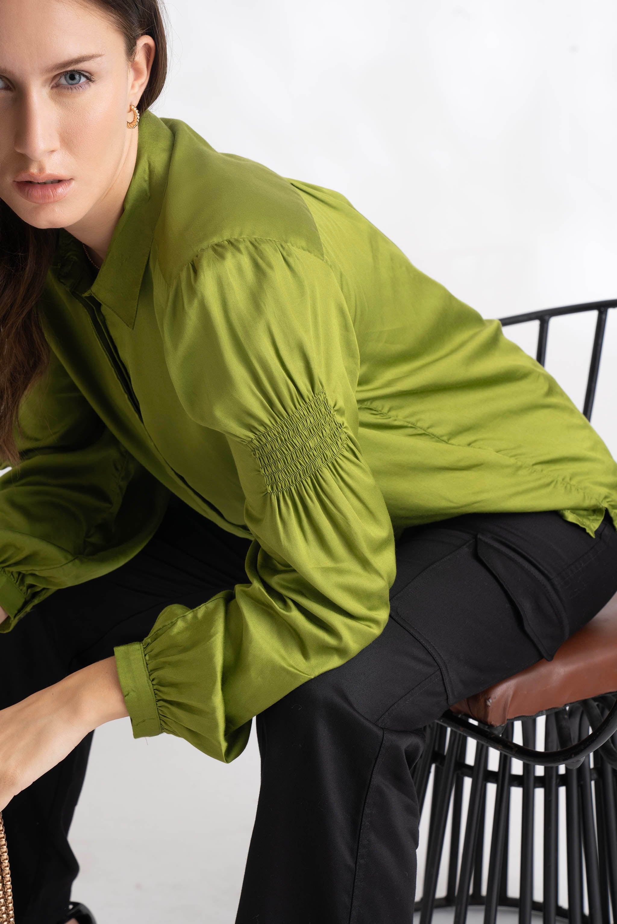 Calla Green Shirt