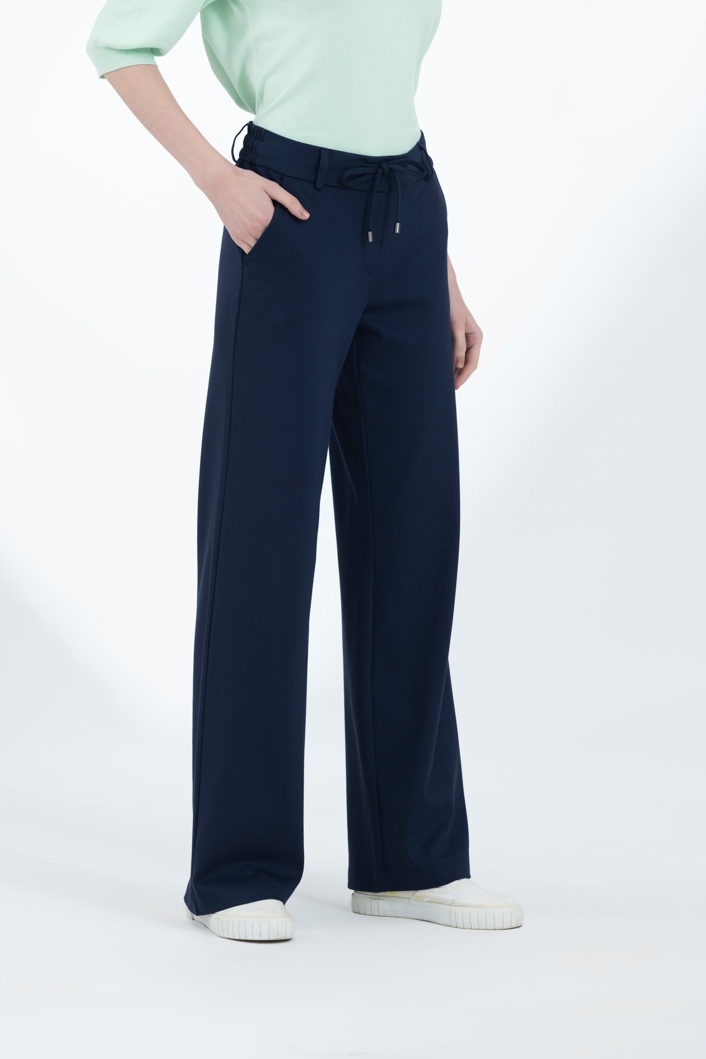 Midnight Blue Casual Pants