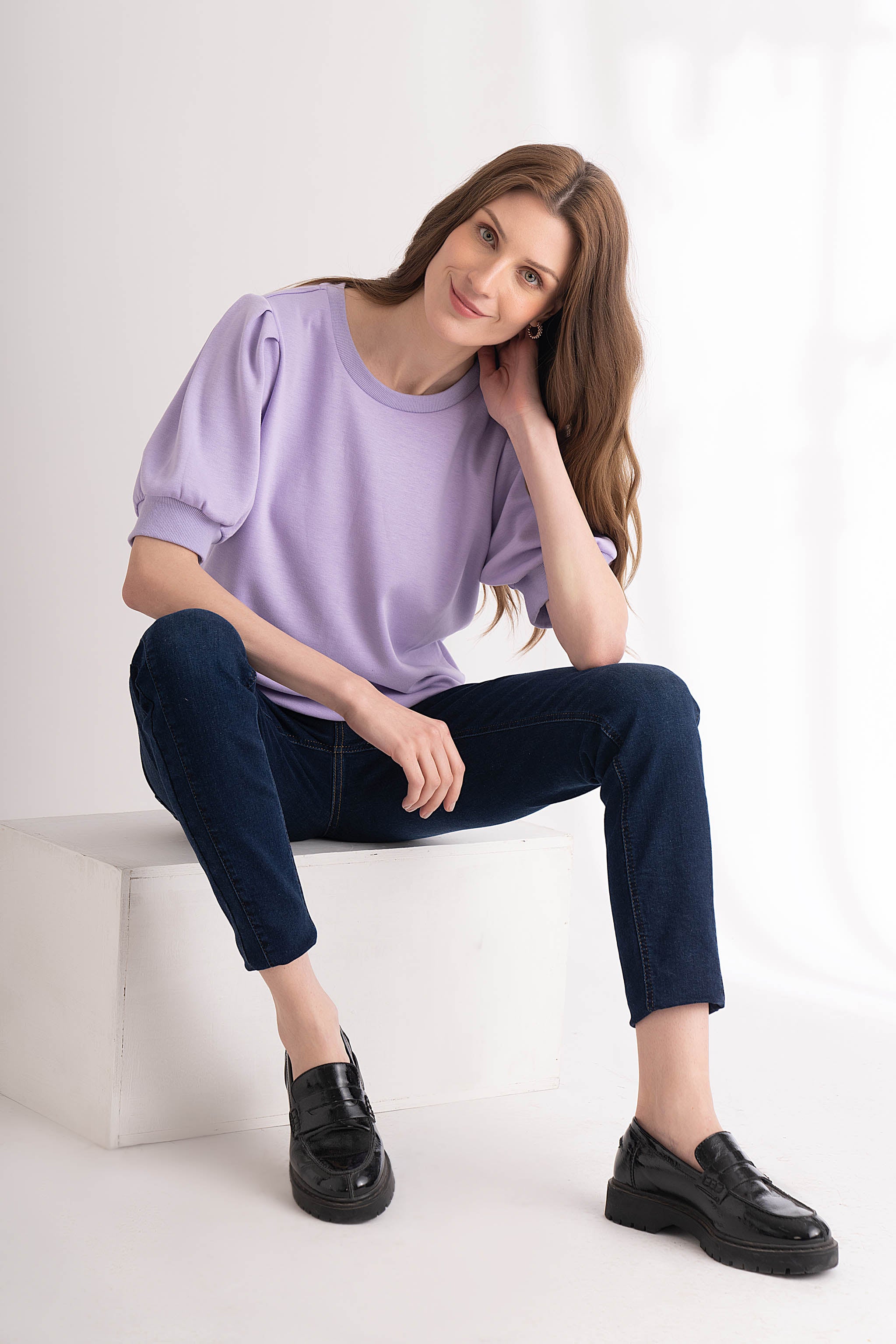 Purple Rose Top