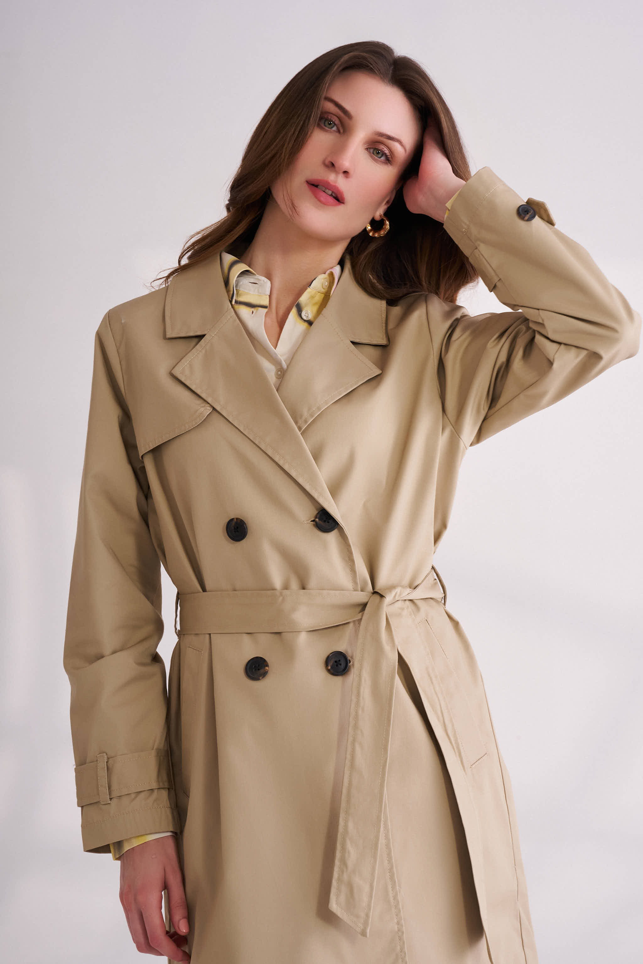 Sand Trench Coat