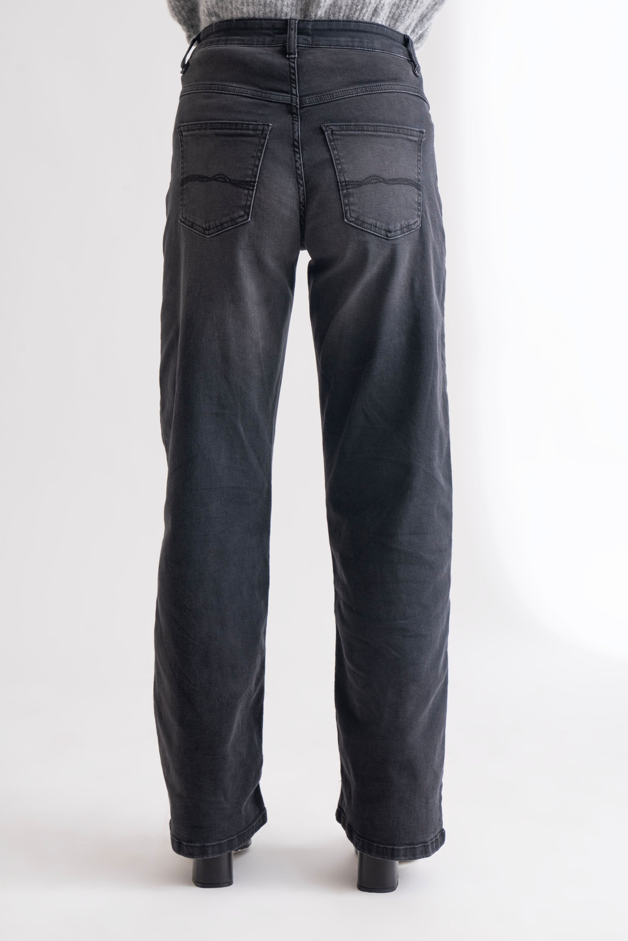 Washed Grey denim Casual pants