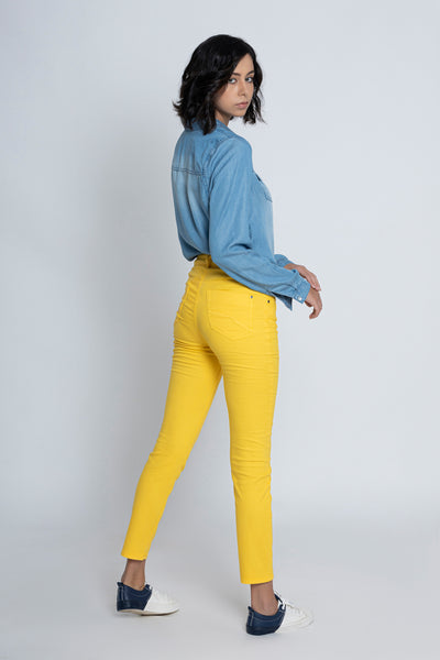 Yellow Narrow Pants