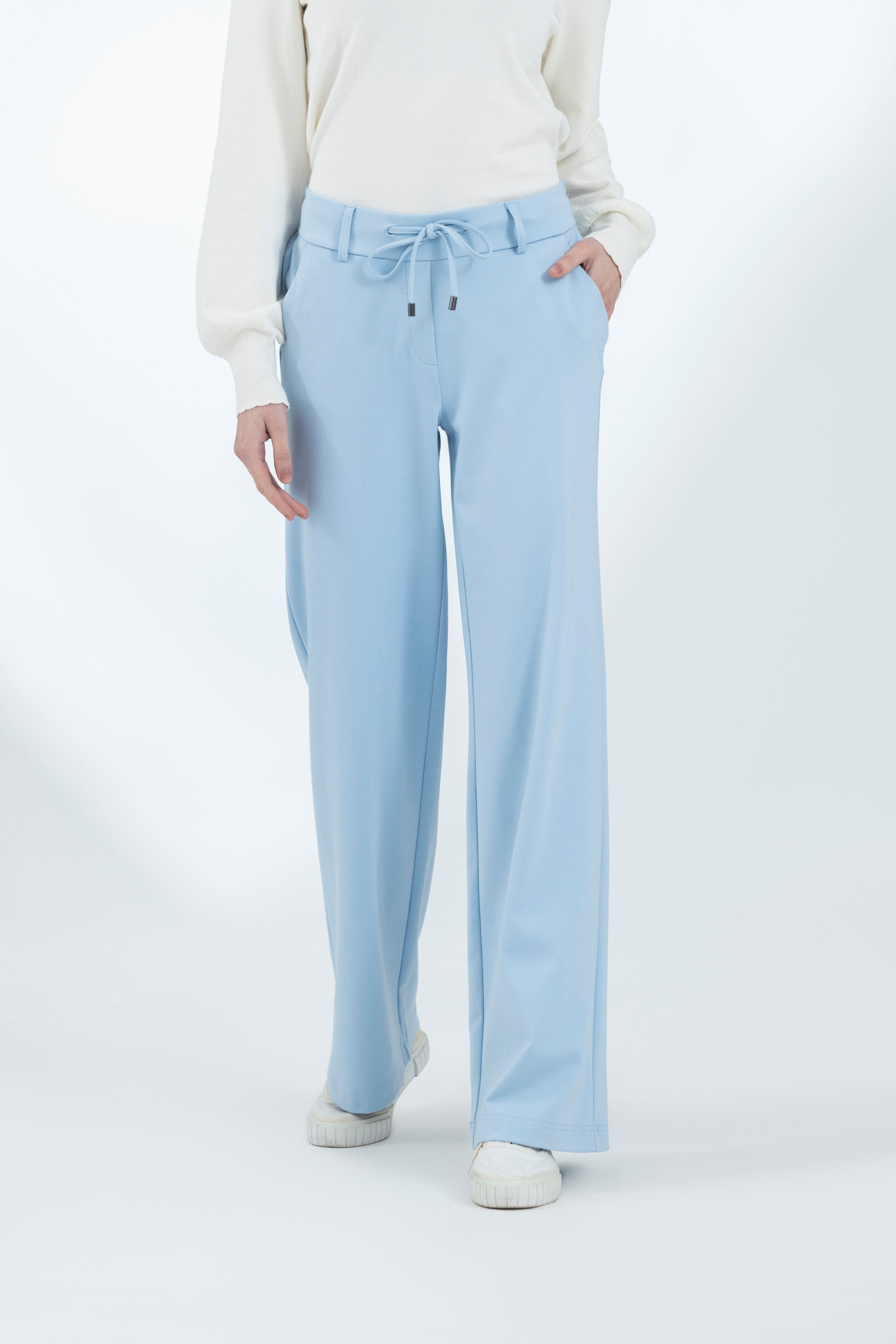 Chambray Blue Casual pants