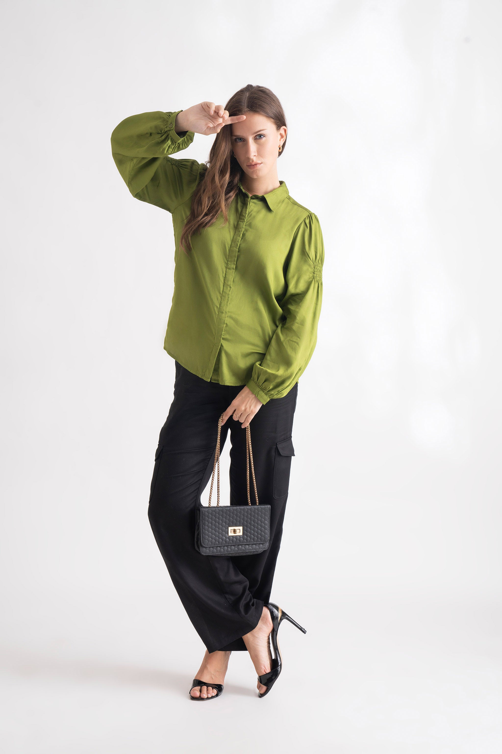 Calla Green Shirt