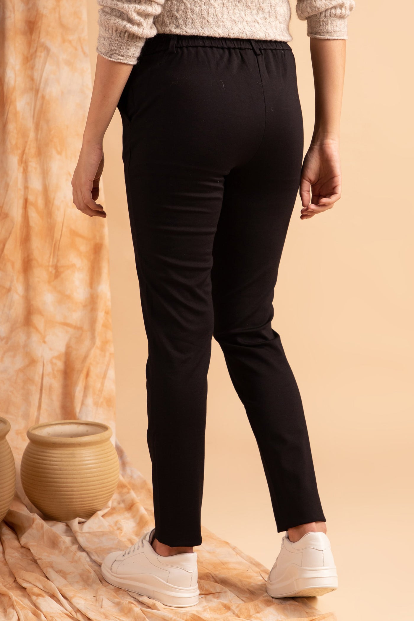 Black Casual Bottoms
