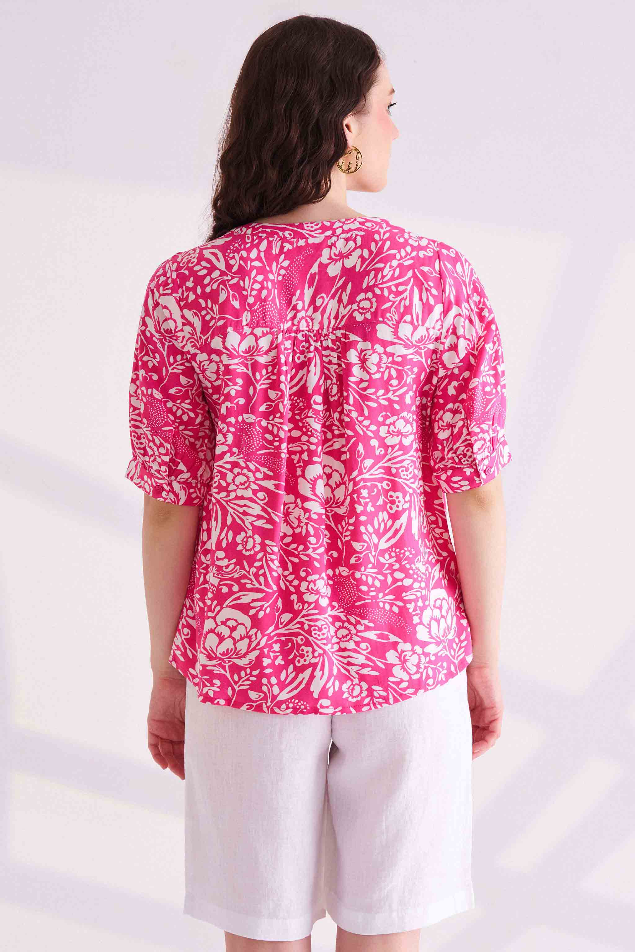 Pink Printed Top