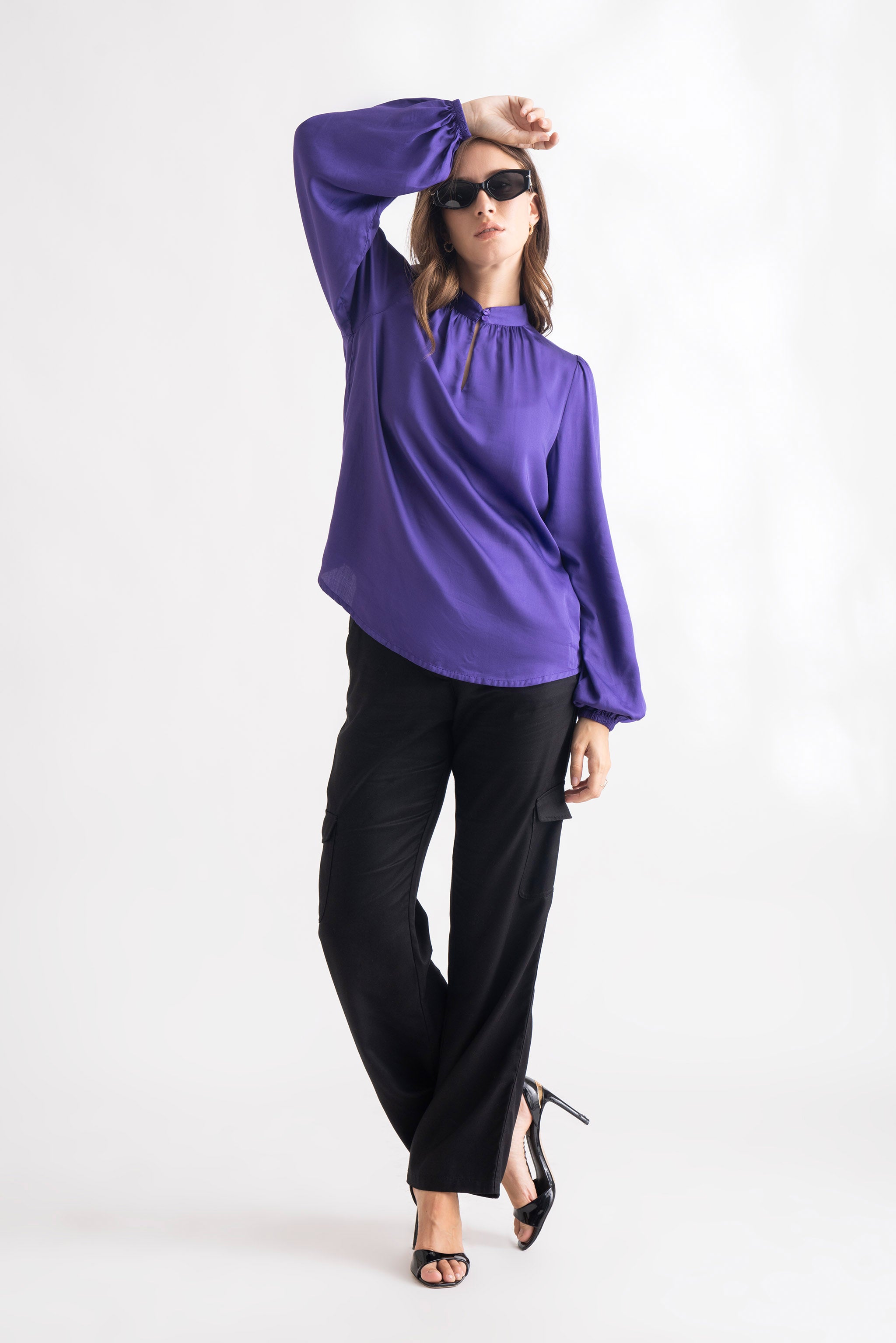 Violet Full Sleeves Top