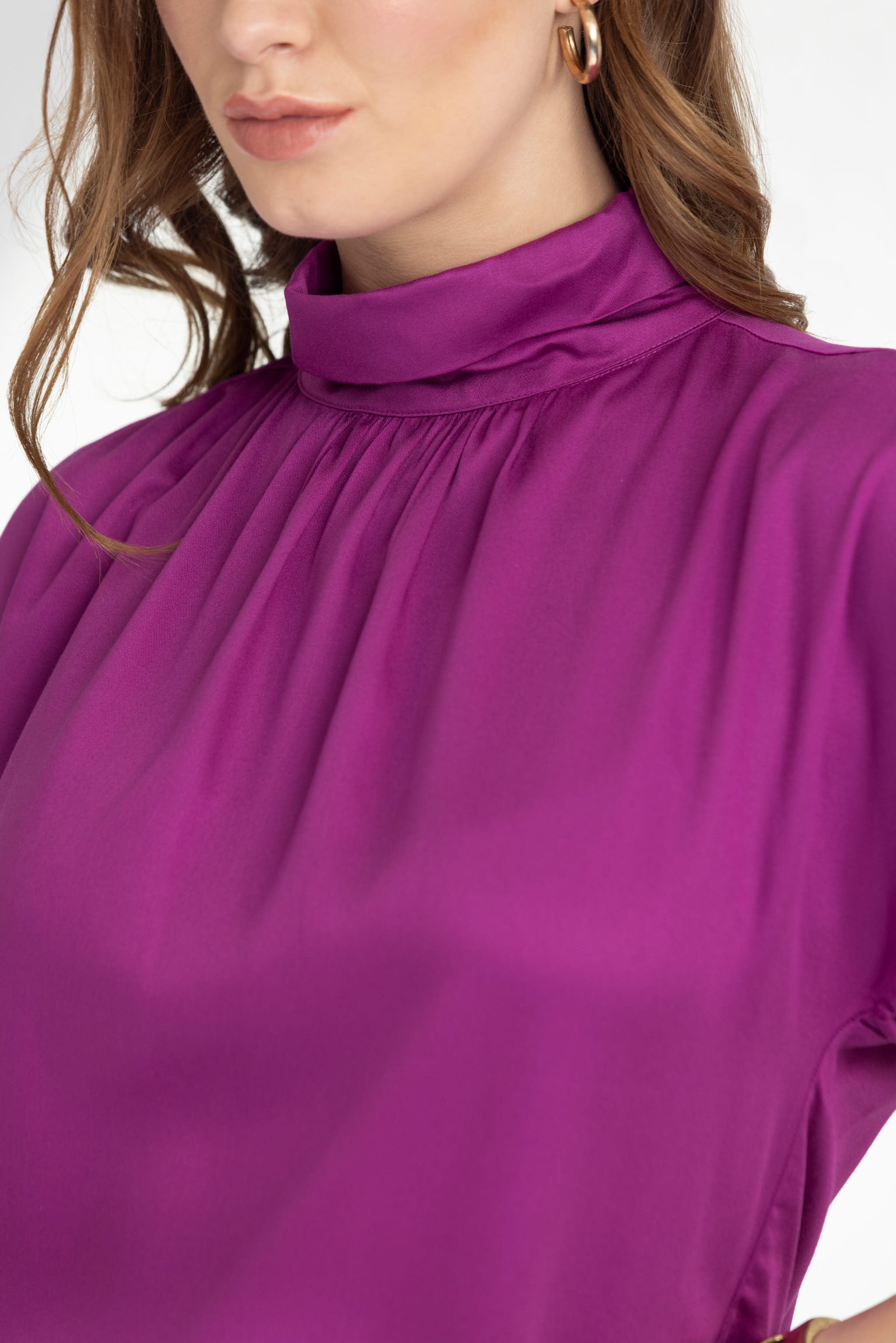 Fuchsia Pink Blouse